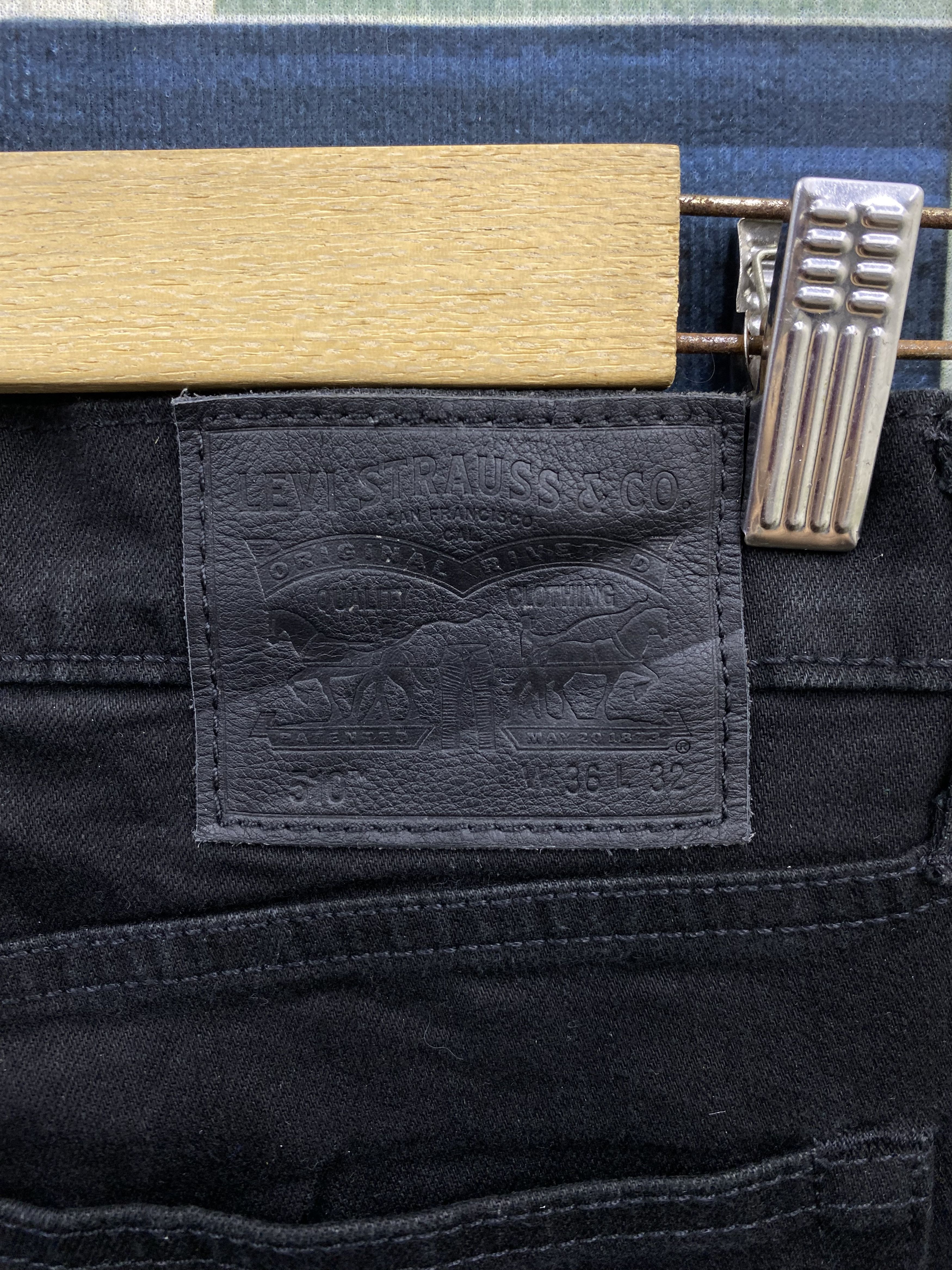 Levi's Levi's 510 Super Black Jean Size US 36 / EU 52 - 5 Thumbnail