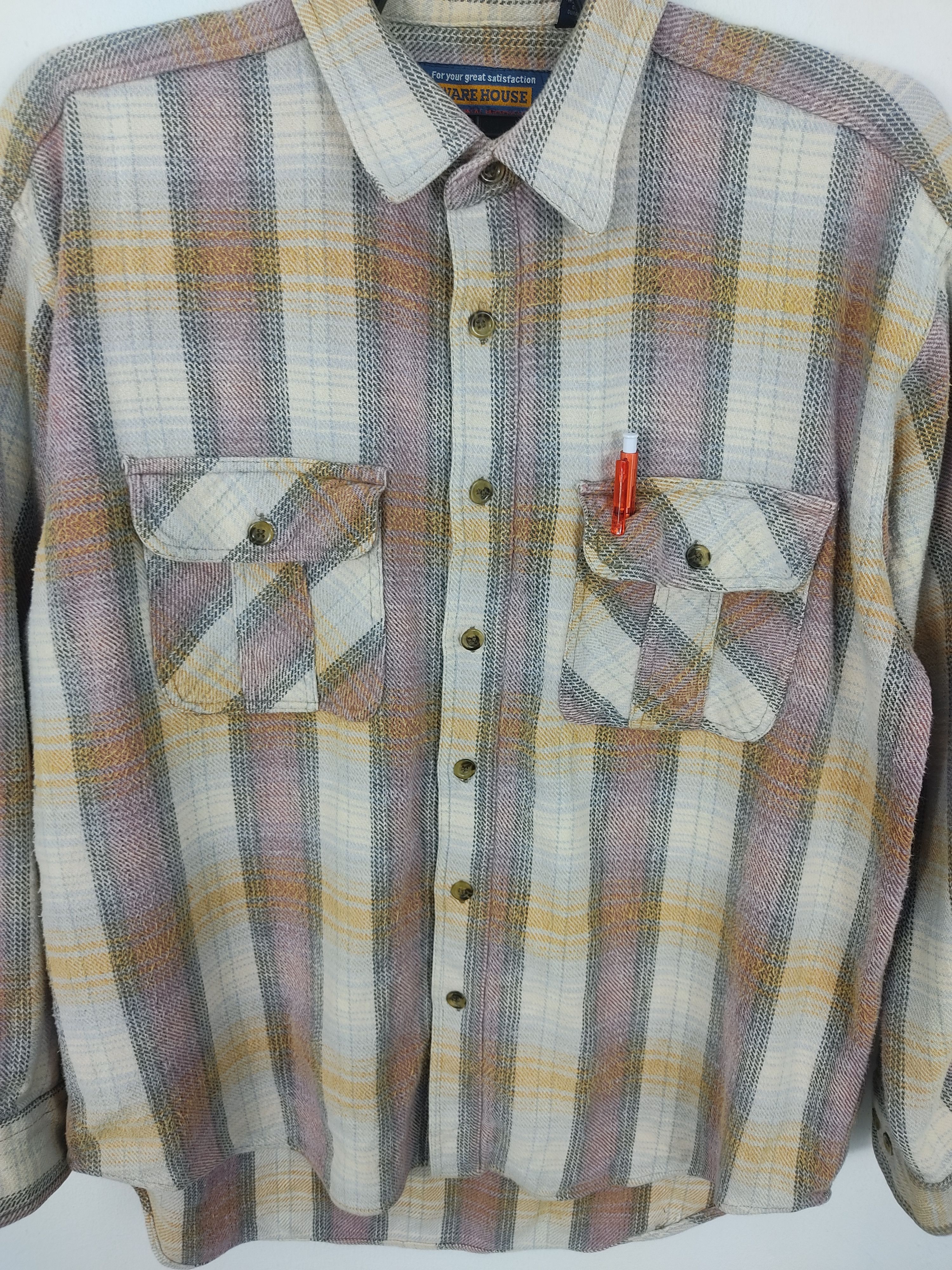 Warehouse Vintage Warehouse Flannel Shirt Size US L / EU 52-54 / 3 - 7 Thumbnail