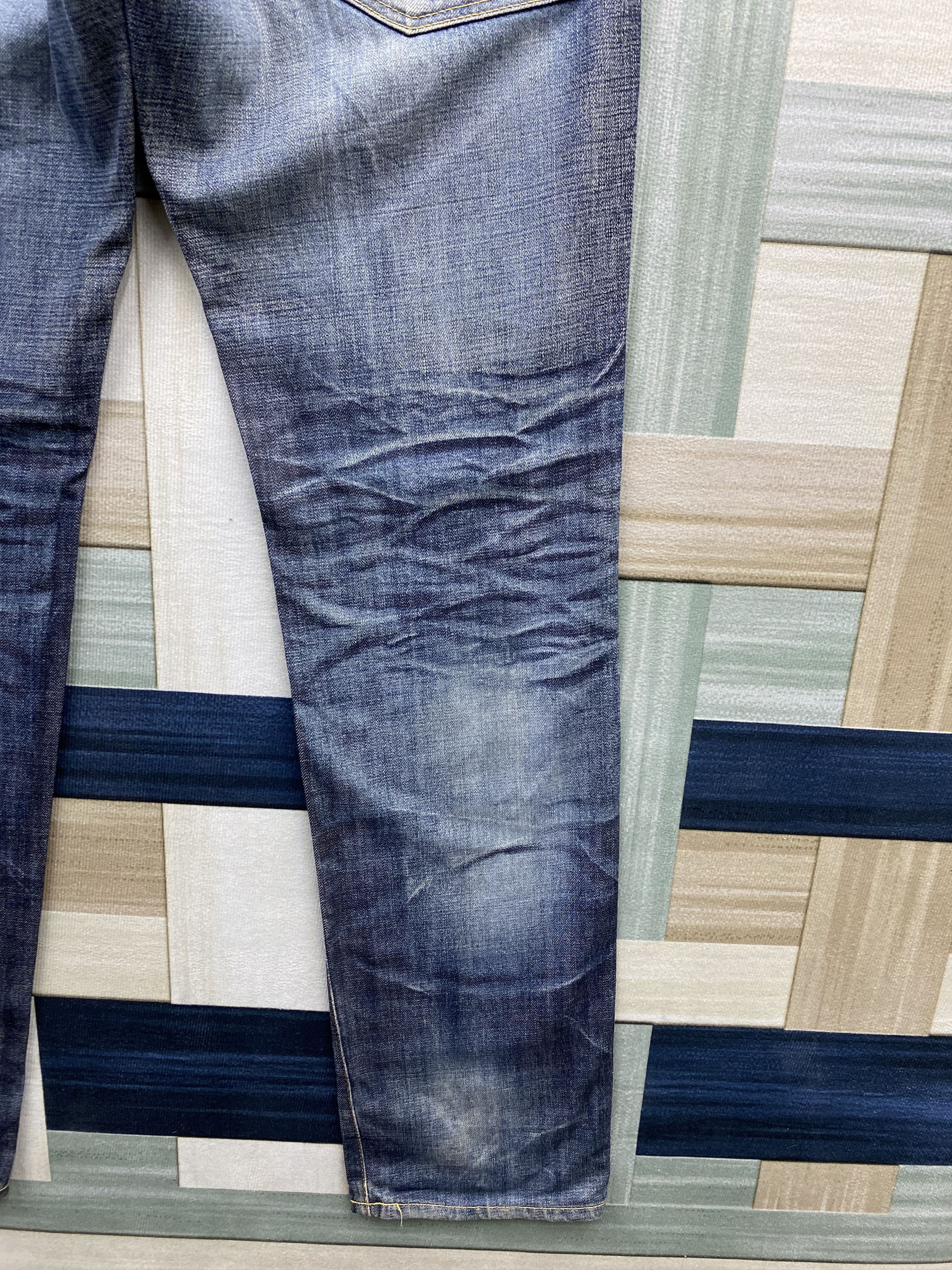 Japanese Brand Japanese Brand Blue Way Faded Blue Denim Jean Size US 35 - 13 Thumbnail