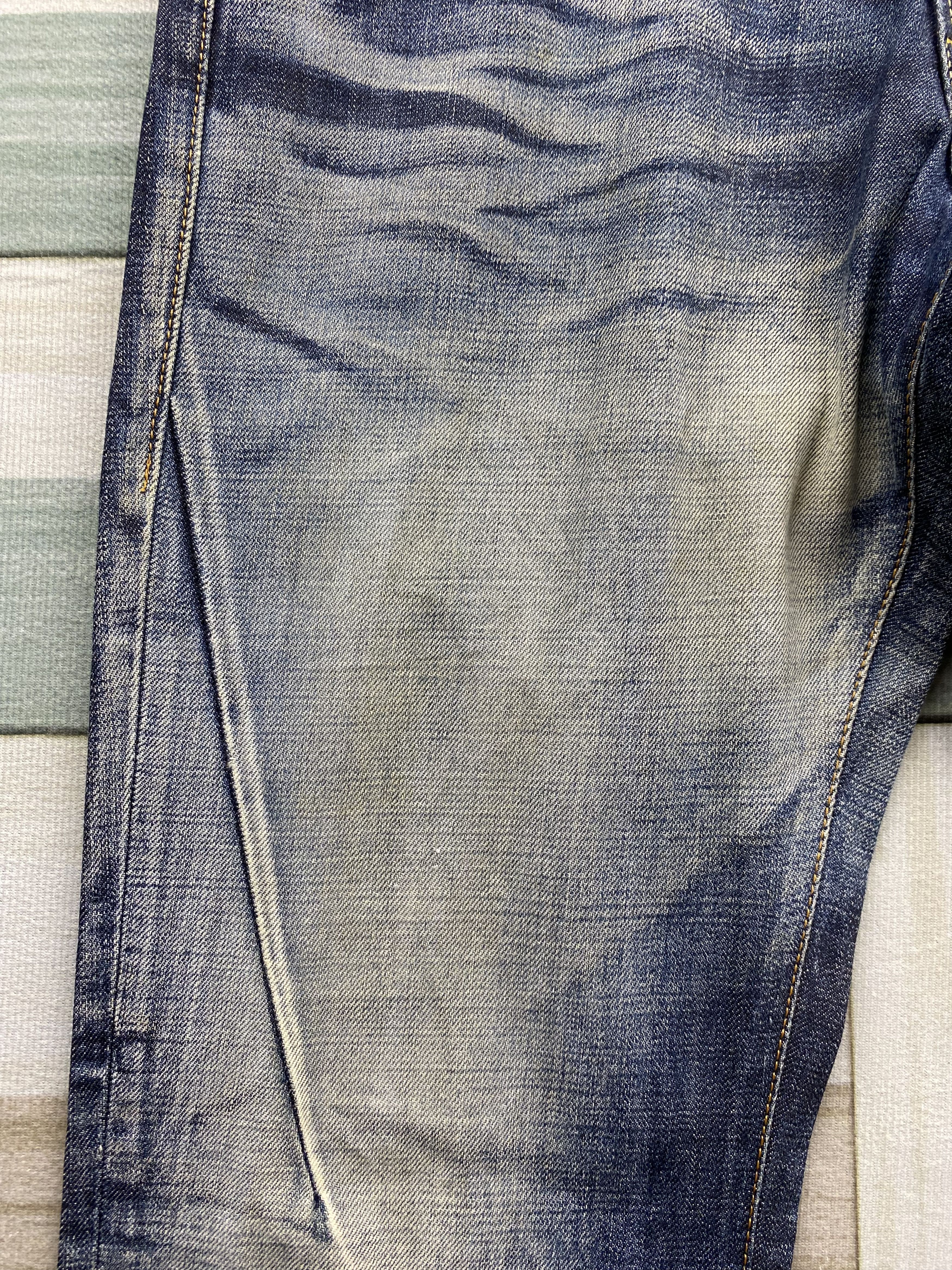 Japanese Brand Japanese Brand Blue Way Faded Blue Denim Jean Size US 35 - 11 Thumbnail