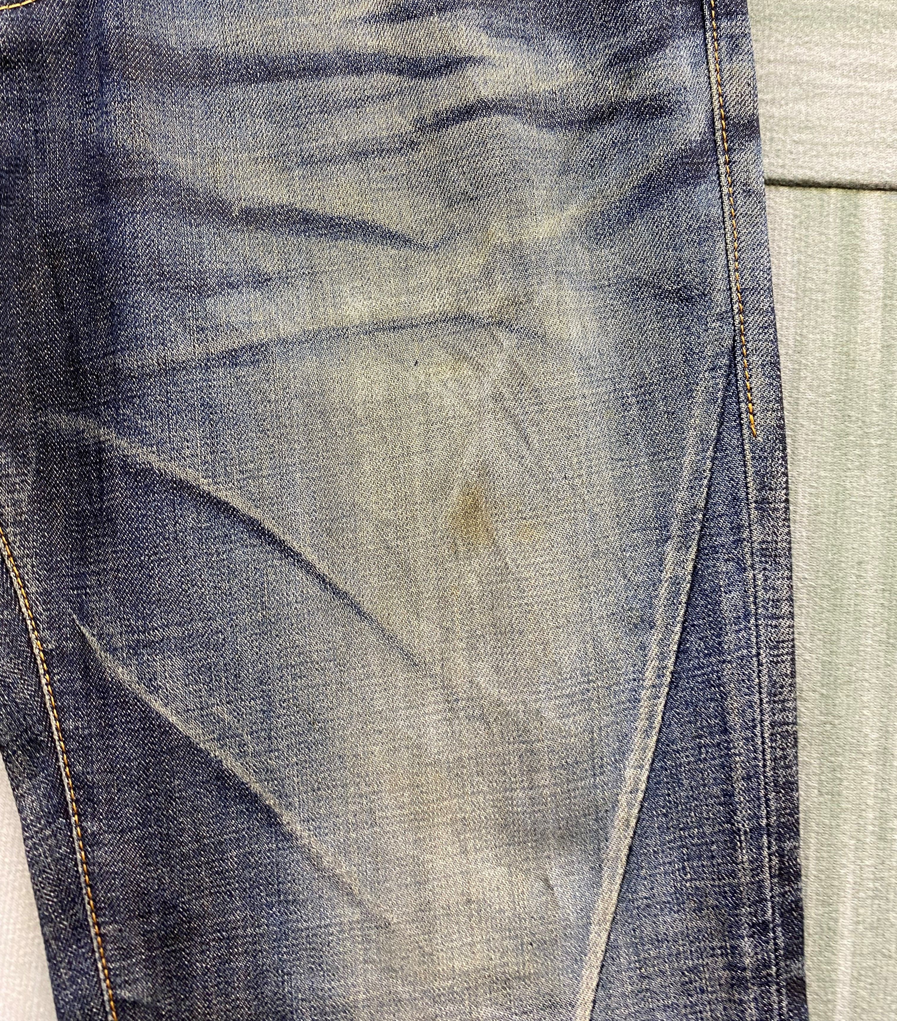 Japanese Brand Japanese Brand Blue Way Faded Blue Denim Jean Size US 35 - 10 Thumbnail