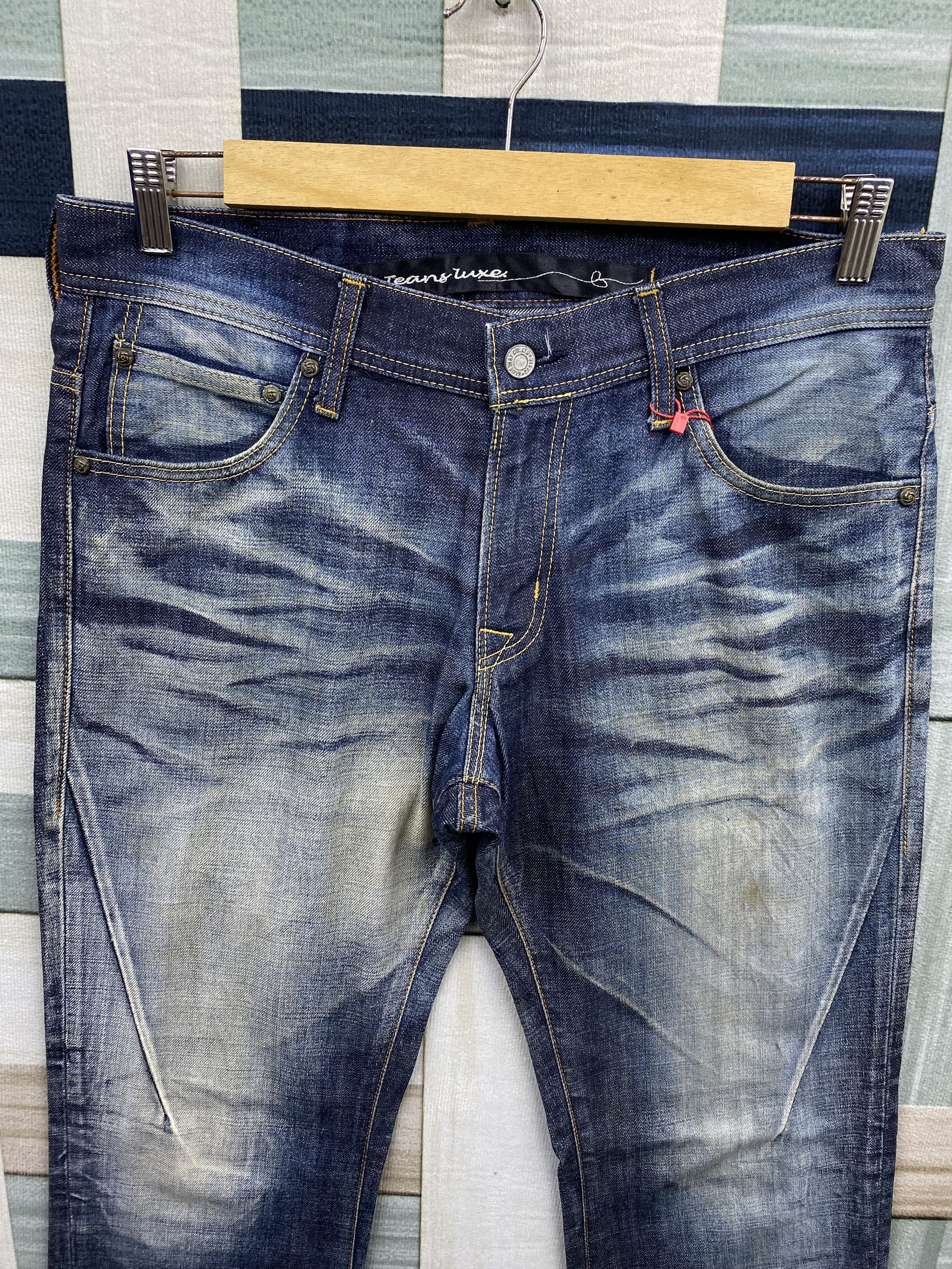 Japanese Brand Japanese Brand Blue Way Faded Blue Denim Jean Size US 35 - 3 Thumbnail