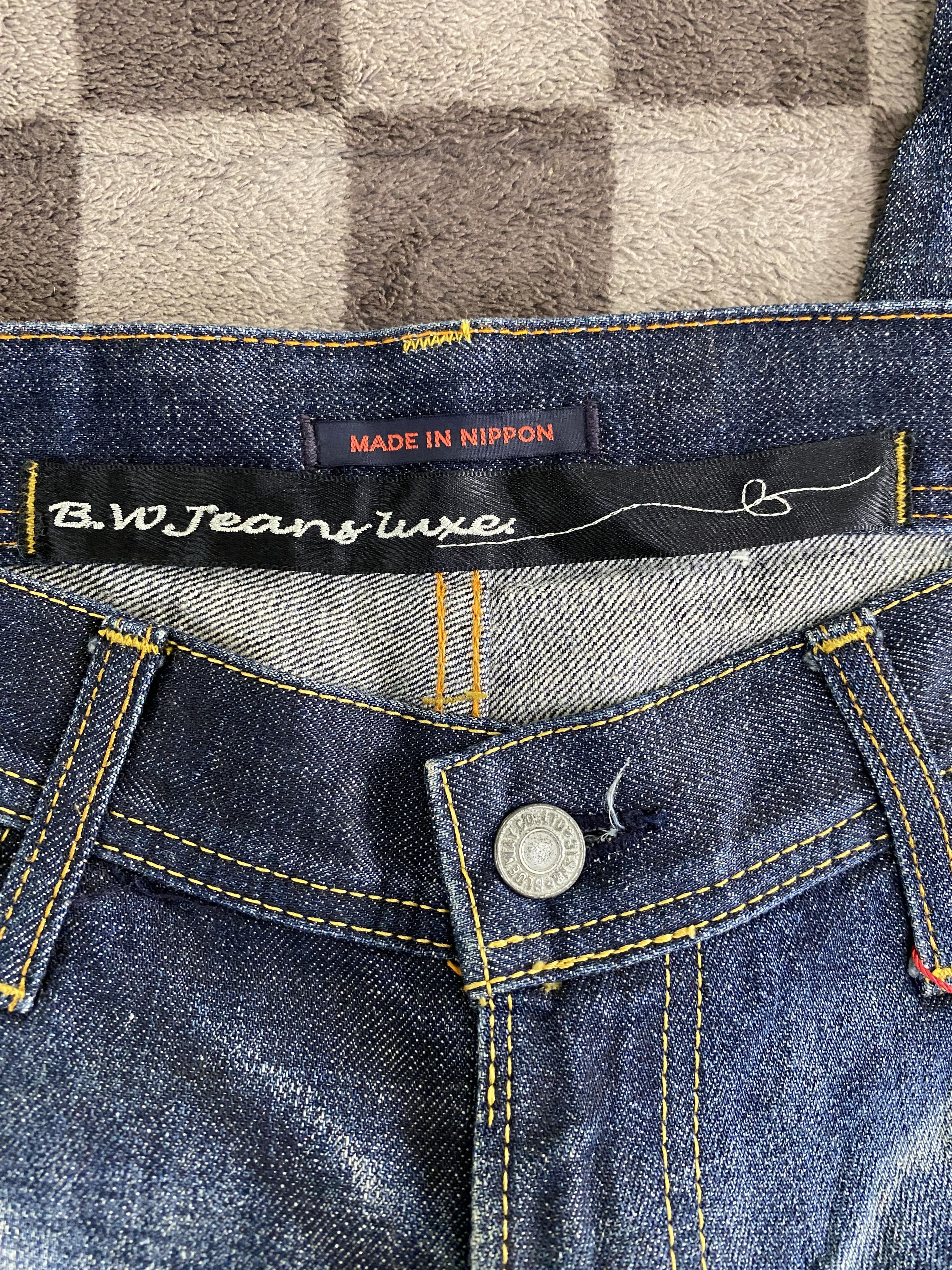 Japanese Brand Japanese Brand Blue Way Faded Blue Denim Jean Size US 35 - 17 Thumbnail