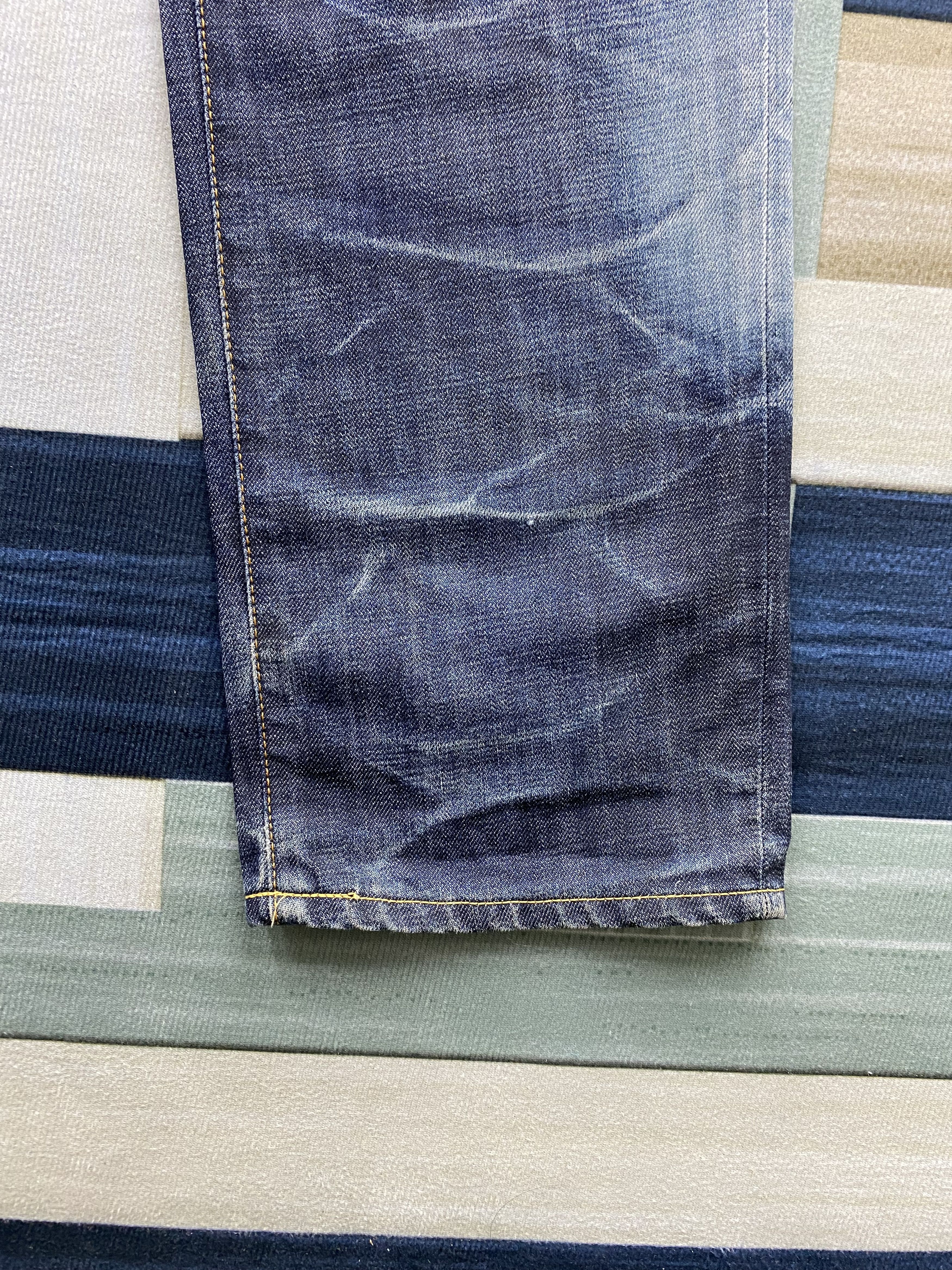 Japanese Brand Japanese Brand Blue Way Faded Blue Denim Jean Size US 35 - 9 Thumbnail