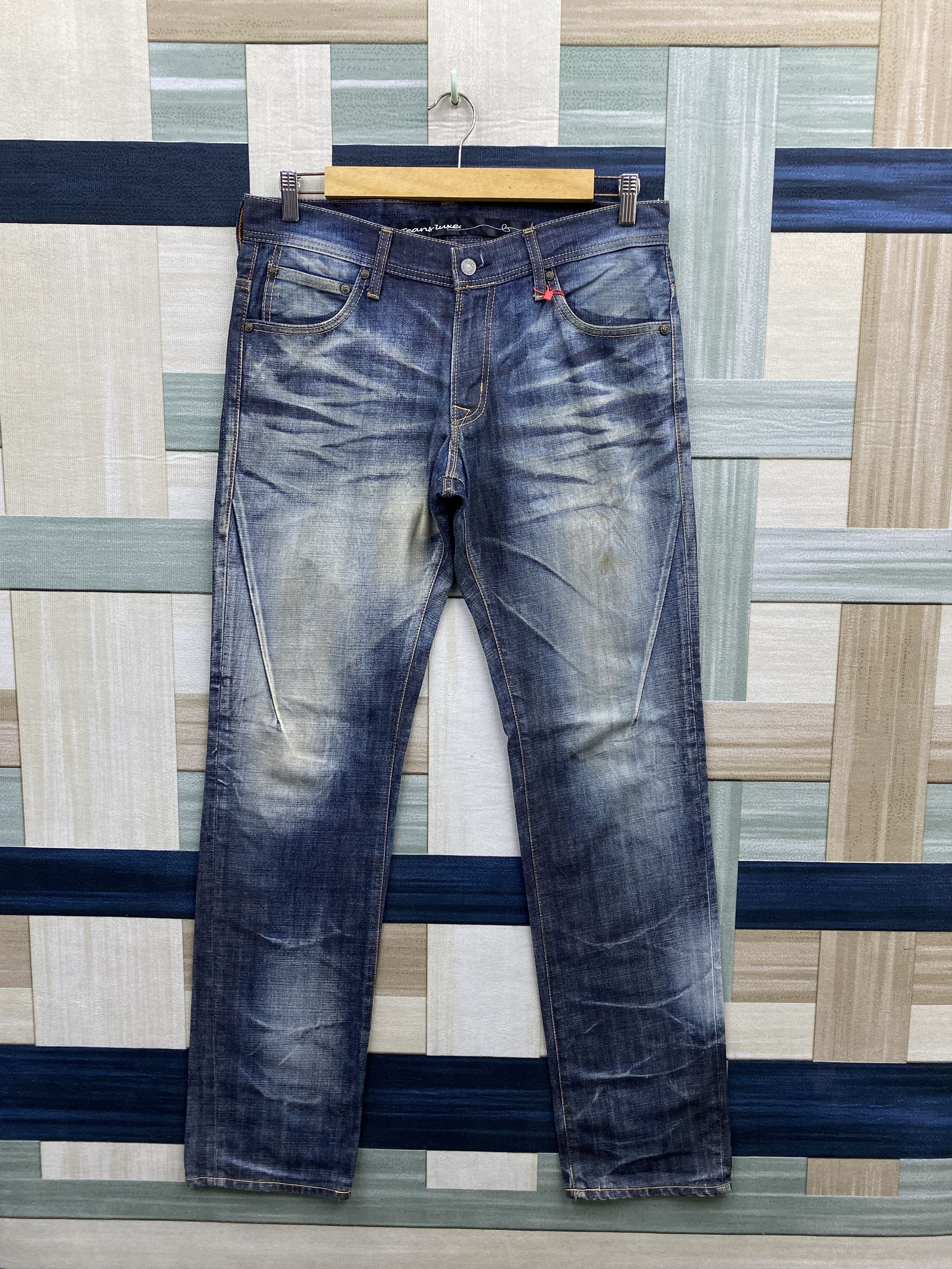 Japanese Brand Japanese Brand Blue Way Faded Blue Denim Jean Size US 35 - 1 Thumbnail