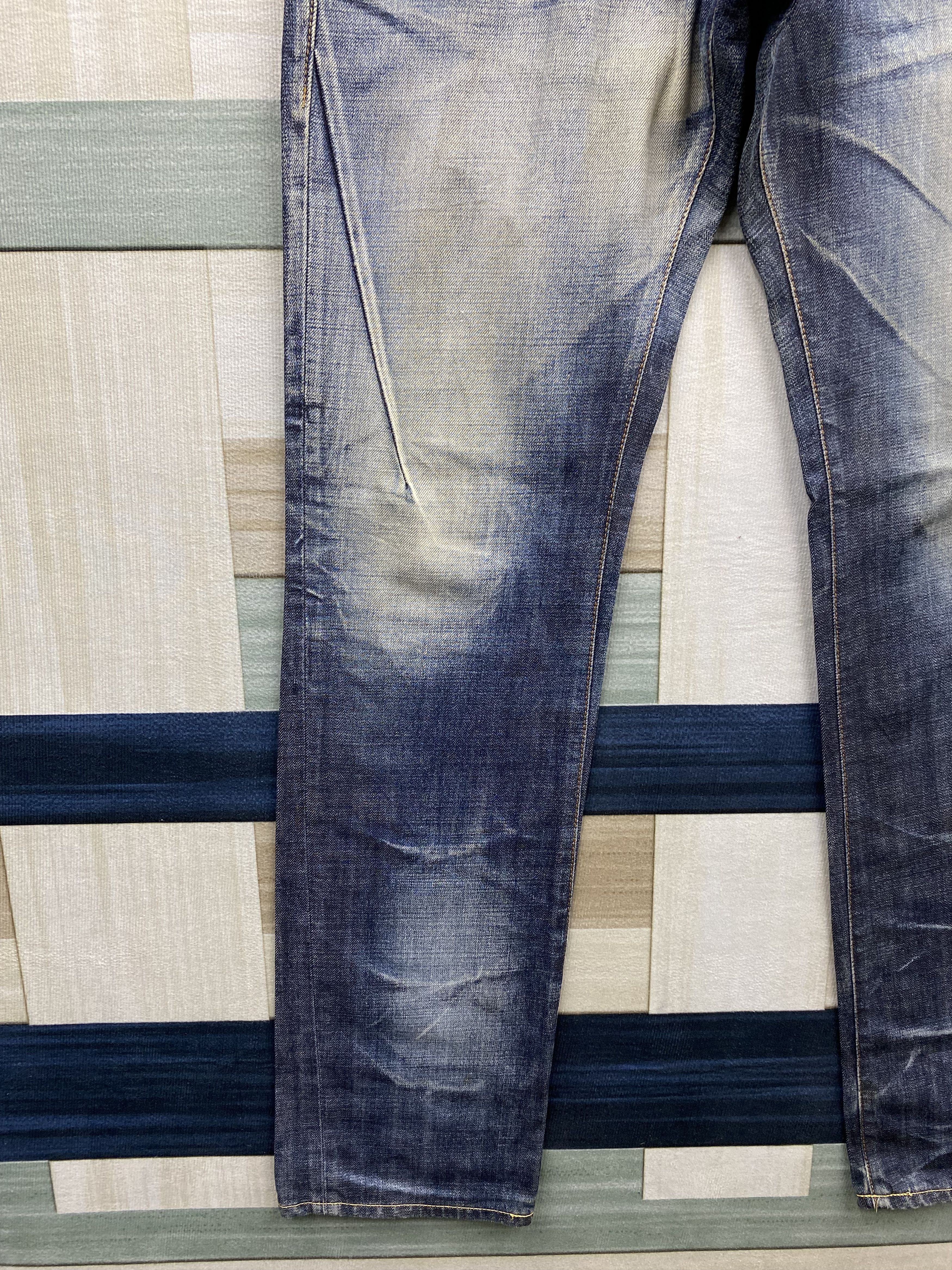 Japanese Brand Japanese Brand Blue Way Faded Blue Denim Jean Size US 35 - 6 Thumbnail