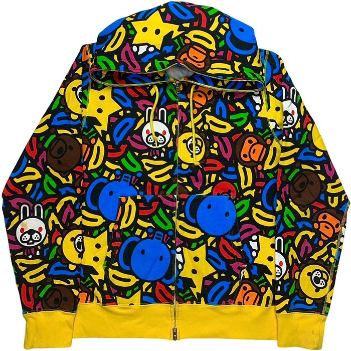 Bape Bape Baby Milo and Friends Full Zip Hoodie 2008 | Grailed