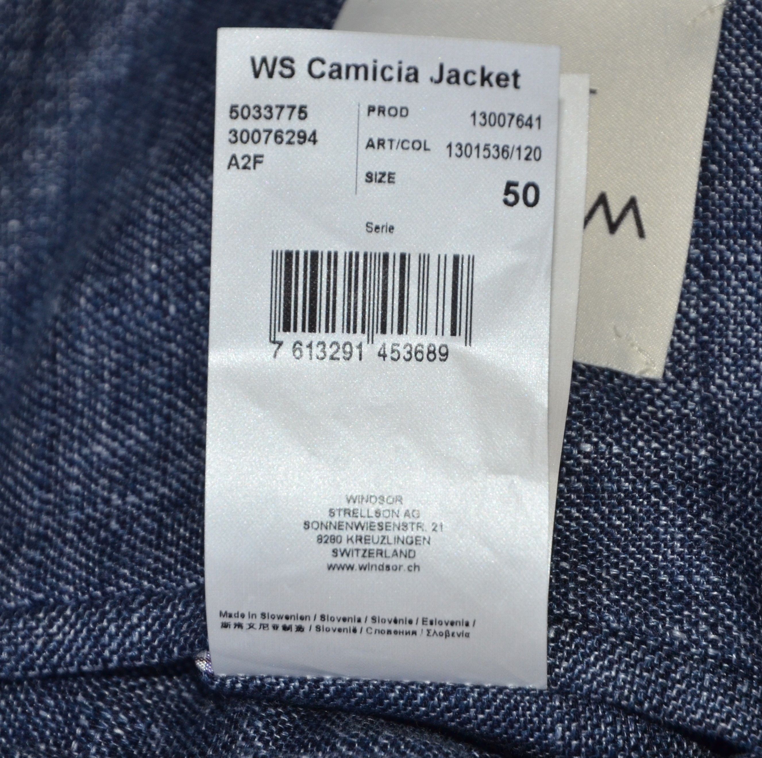 Other Windsor Sartorial WS Camicia LinenWool Jacket FashionLuxury Size US M / EU 48-50 / 2 - 13 Thumbnail