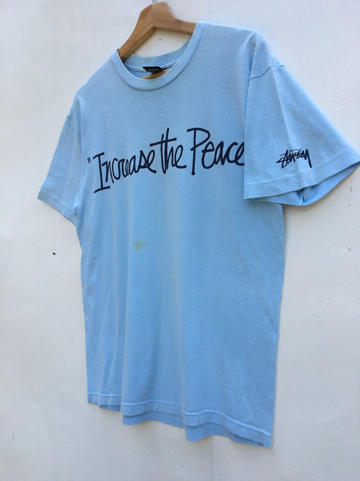 Stussy Vintage Stussy Increase The Peace Tshirt Size US M / EU 48-50 / 2 - 5 Thumbnail