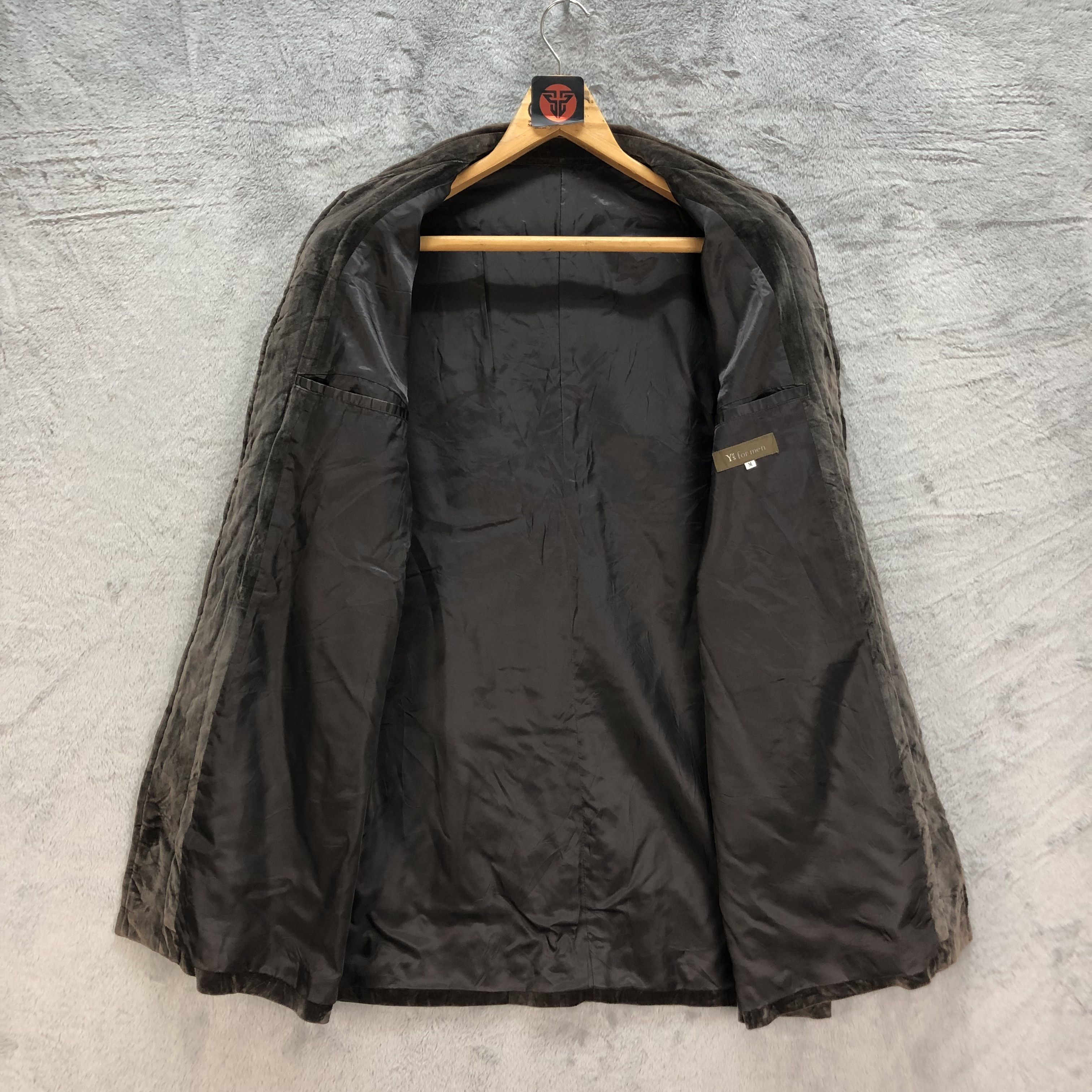 Y's for Men Yohji Yamamoto Y's FOR MEN 1996 A/W VELVET JACKET #6886-100 Size US M / EU 48-50 / 2 - 6 Thumbnail
