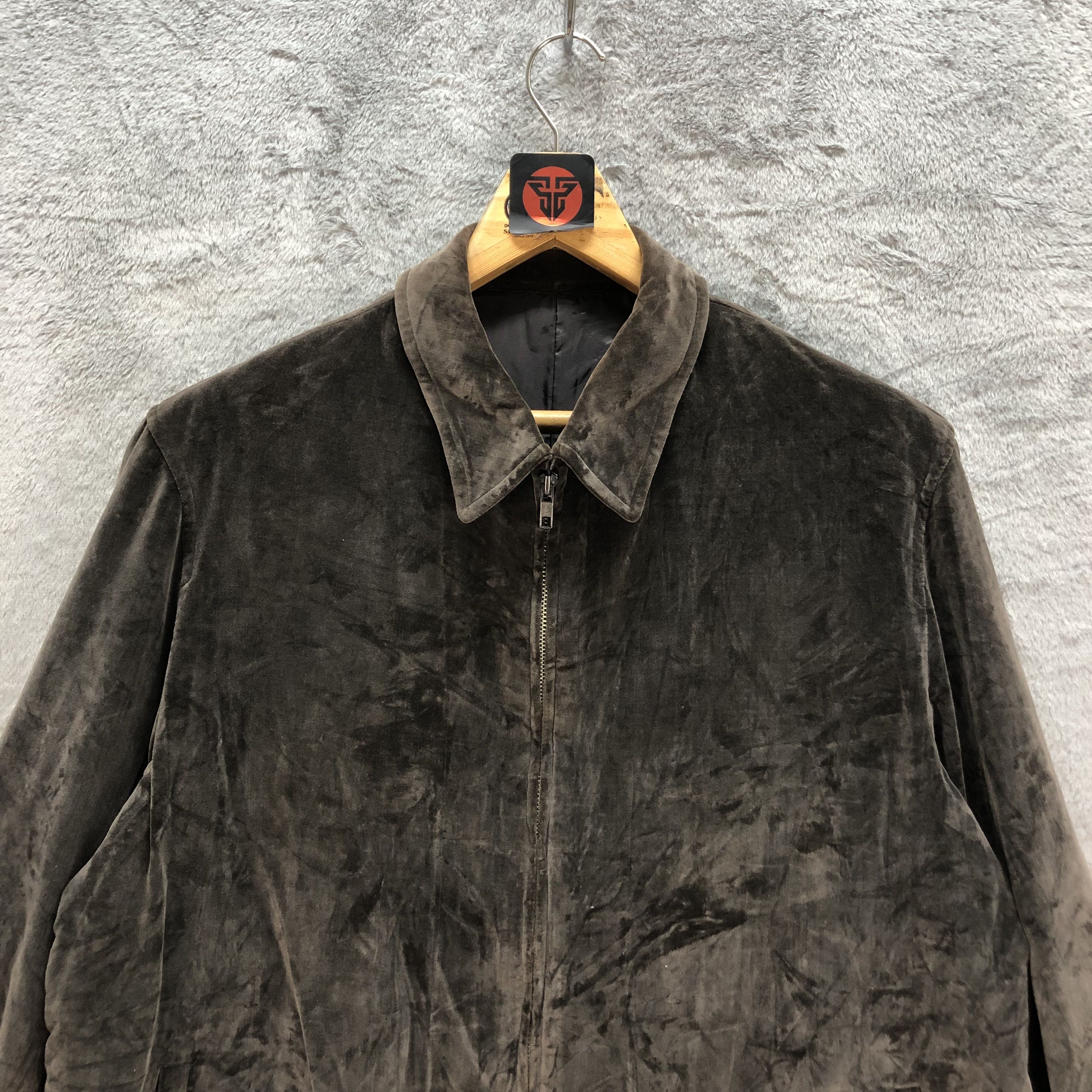 Y's for Men Yohji Yamamoto Y's FOR MEN 1996 A/W VELVET JACKET #6886-100 Size US M / EU 48-50 / 2 - 2 Thumbnail