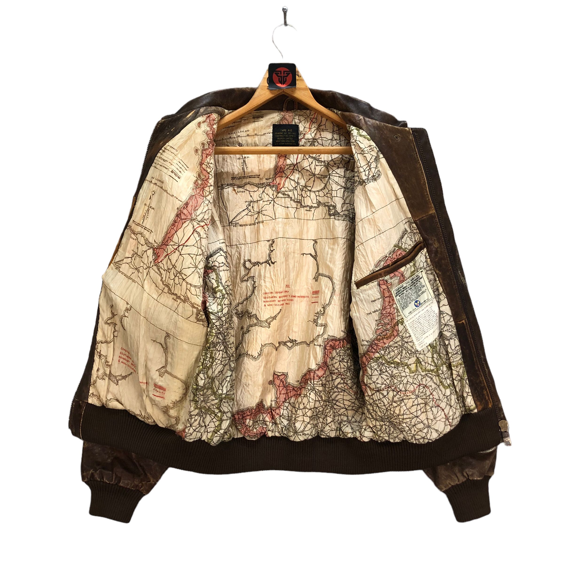 Avirex VINTAGE AVIREX LIMITED USAF DRAWING A2 JACKET #6858-94 Size US L / EU 52-54 / 3 - 11 Thumbnail