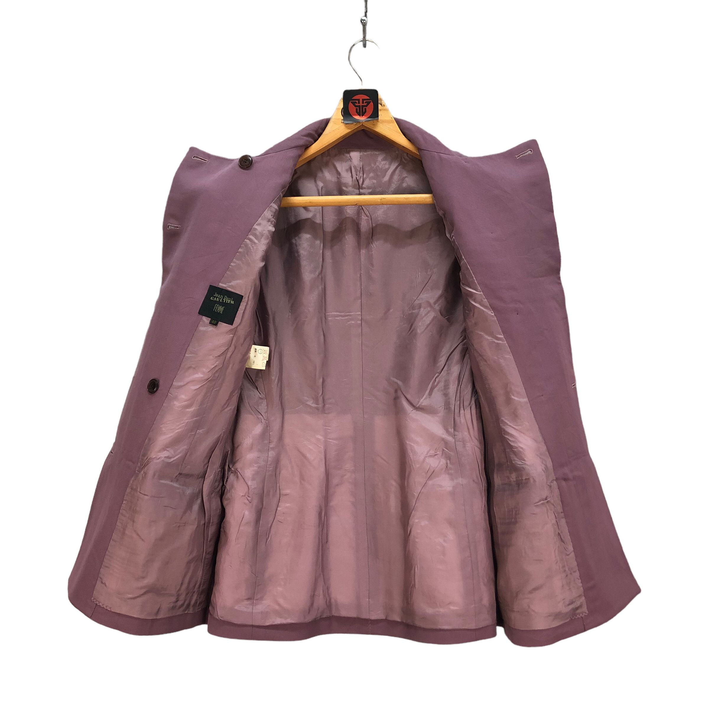 Jean Paul Gaultier JEAN PAUL GAULTIER FEMME DOUBLE BREAST WOOL JACKET #6857-94 Size S / US 4 / IT 40 - 6 Thumbnail