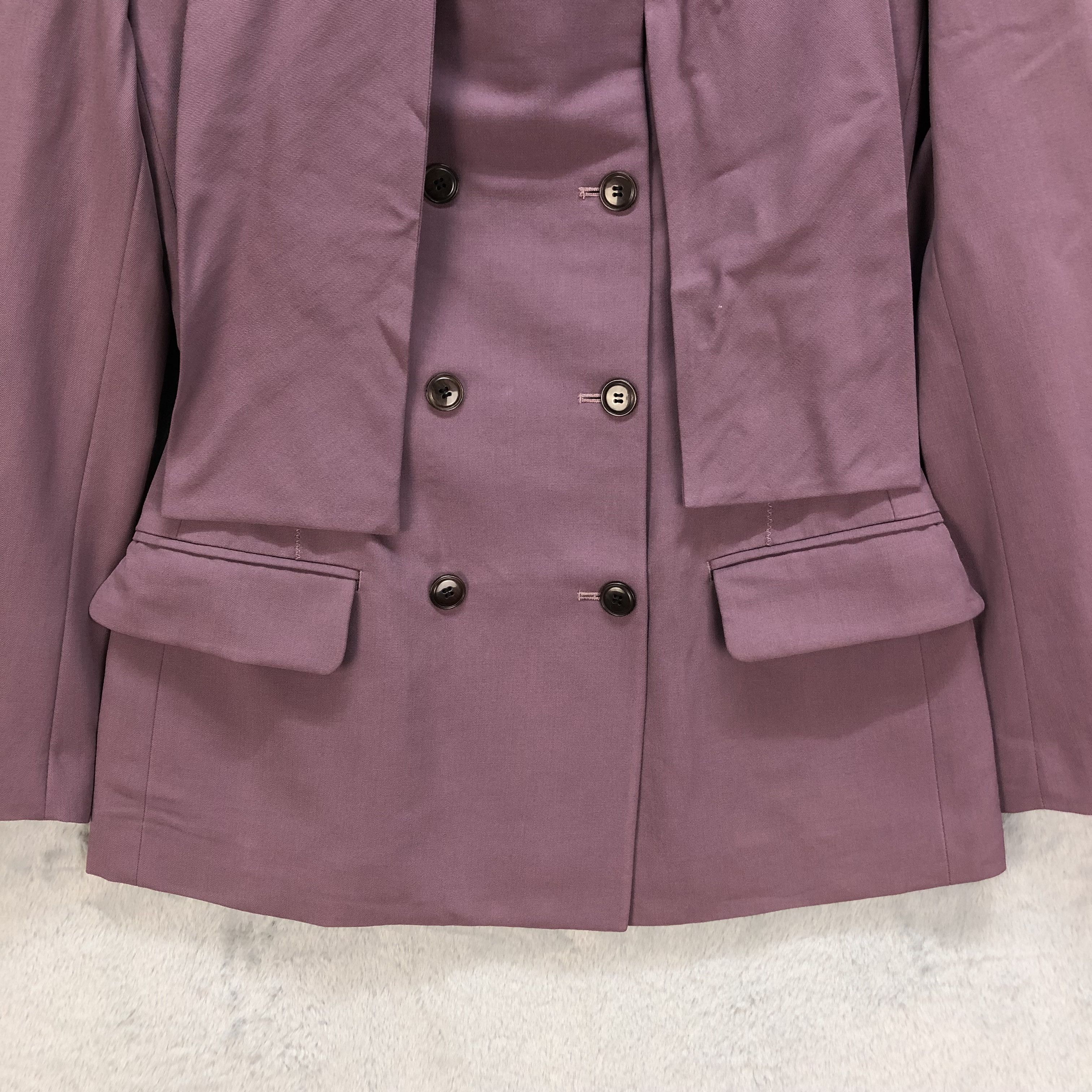 Jean Paul Gaultier JEAN PAUL GAULTIER FEMME DOUBLE BREAST WOOL JACKET #6857-94 Size S / US 4 / IT 40 - 3 Thumbnail