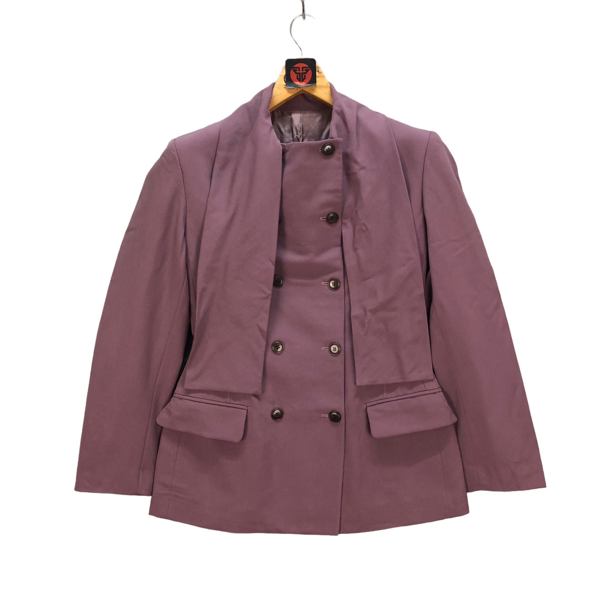 Jean Paul Gaultier JEAN PAUL GAULTIER FEMME DOUBLE BREAST WOOL JACKET #6857-94 Size S / US 4 / IT 40 - 1 Thumbnail