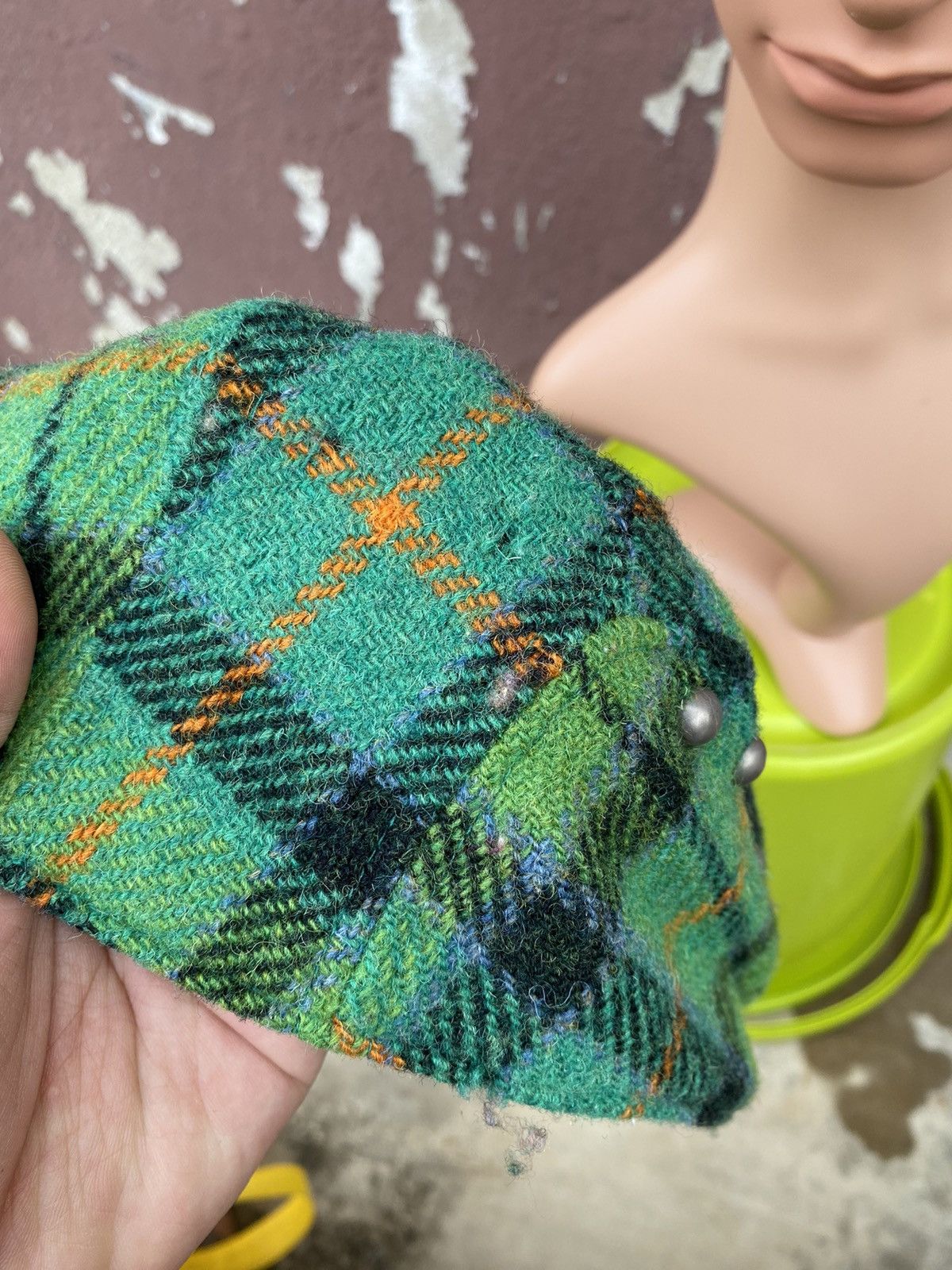 Harris Tweed Vintage Harris Tweed Tartan Check Baretta Hat Size ONE SIZE - 6 Thumbnail