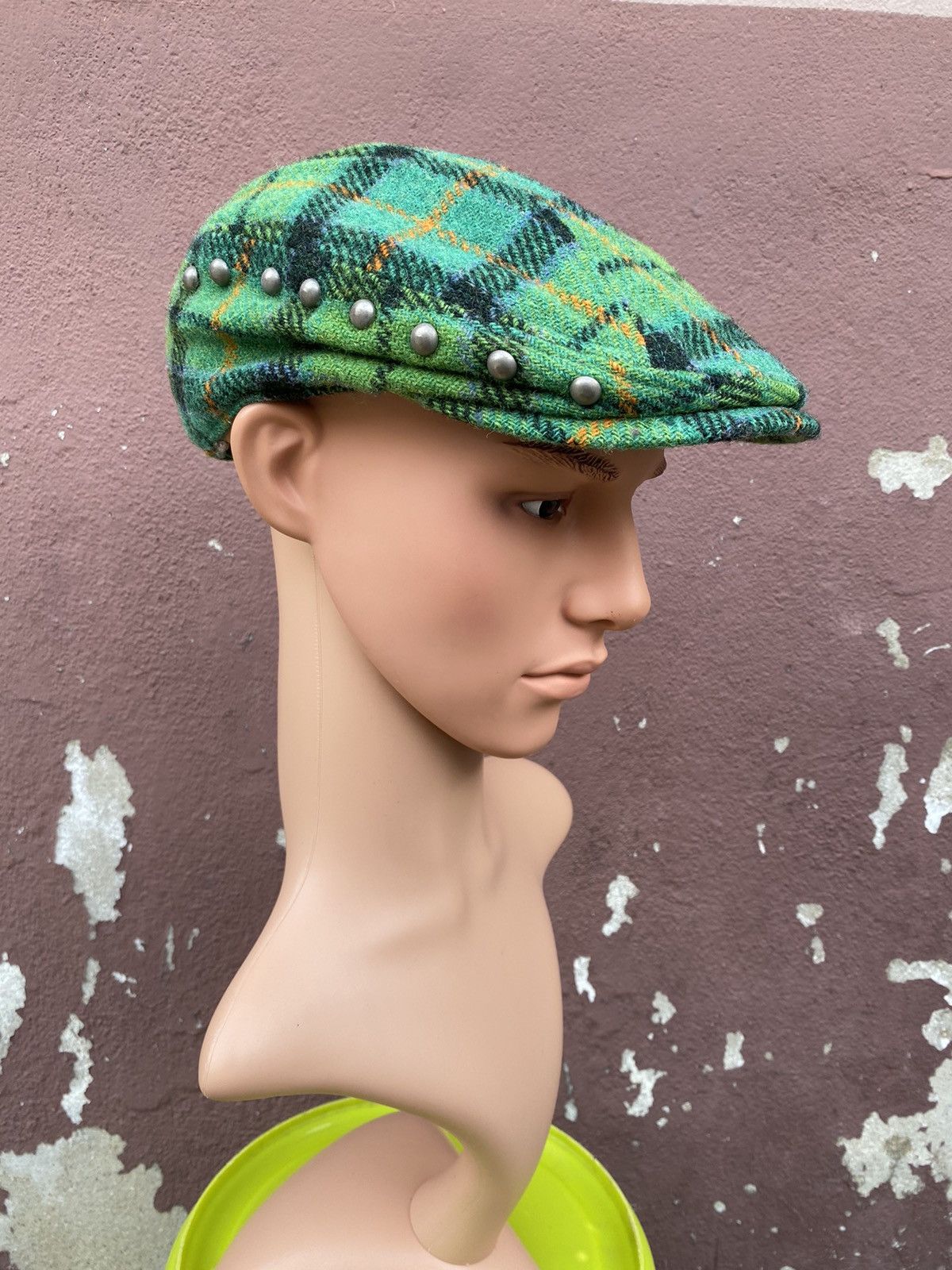 Harris Tweed Vintage Harris Tweed Tartan Check Baretta Hat Size ONE SIZE - 2 Thumbnail