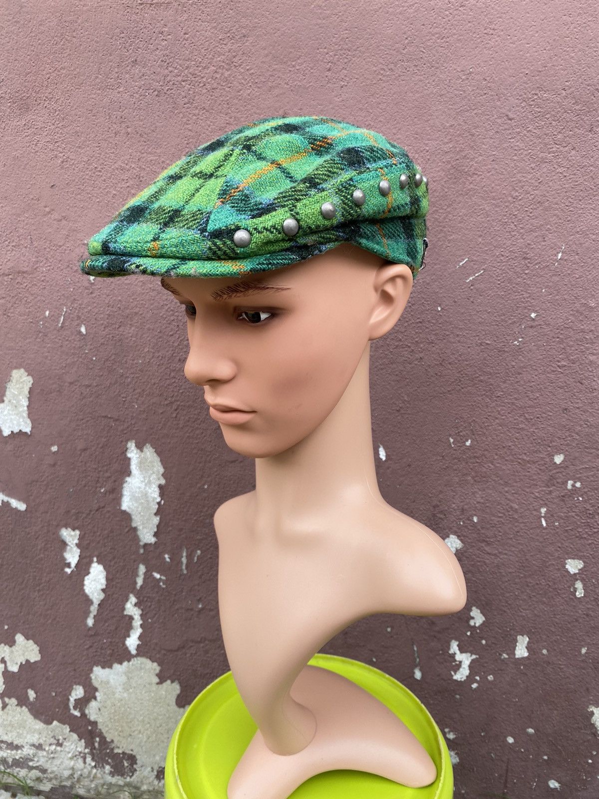 Harris Tweed Vintage Harris Tweed Tartan Check Baretta Hat Size ONE SIZE - 1 Thumbnail