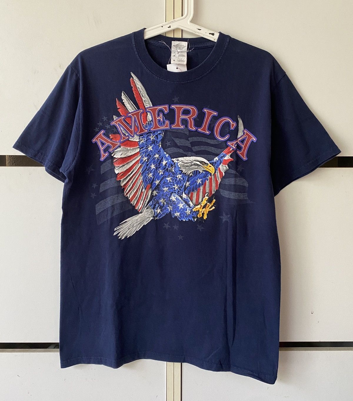 Vintage VINTAGE AMERICA EAGLE FRONT PRINT T SHIRT Size US M / EU 48-50 / 2 - 1 Thumbnail