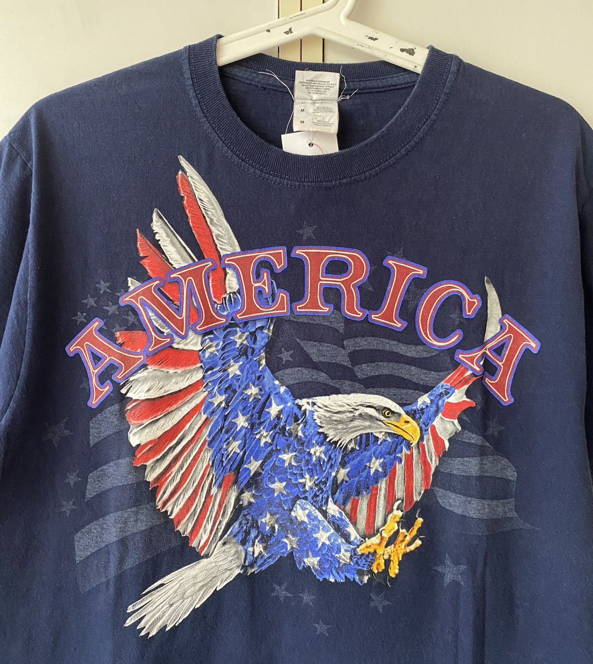 Vintage VINTAGE AMERICA EAGLE FRONT PRINT T SHIRT Size US M / EU 48-50 / 2 - 2 Thumbnail
