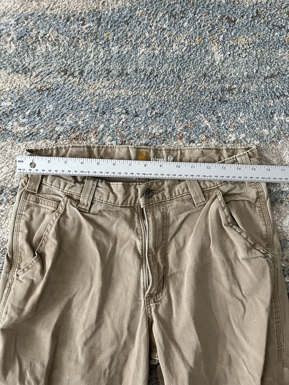 Carhartt × Vintage VTG Carhartt Carpenter Pants Distressed 30 Size US 30 / EU 46 - 4 Thumbnail