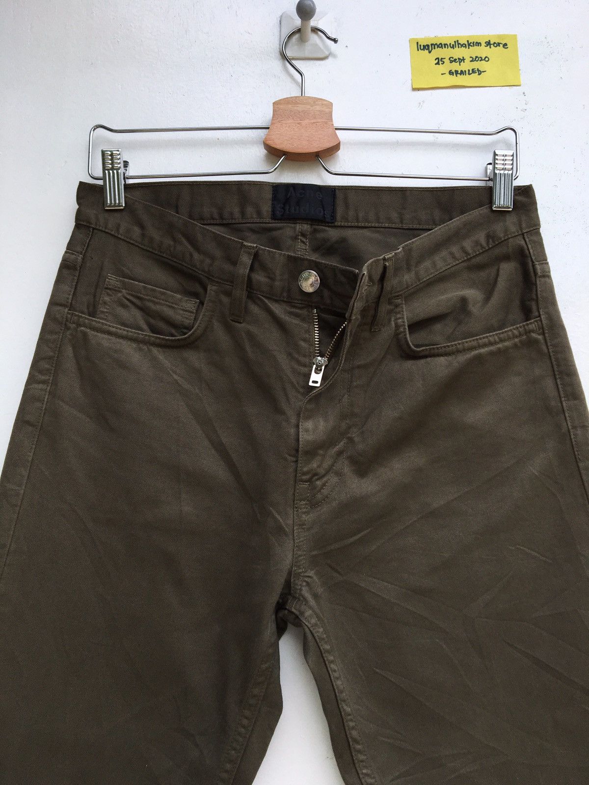 Acne Studios Acne Studios TOWN TW OLIVE Men’s pants Size 29 Size US 29 - 11 Thumbnail