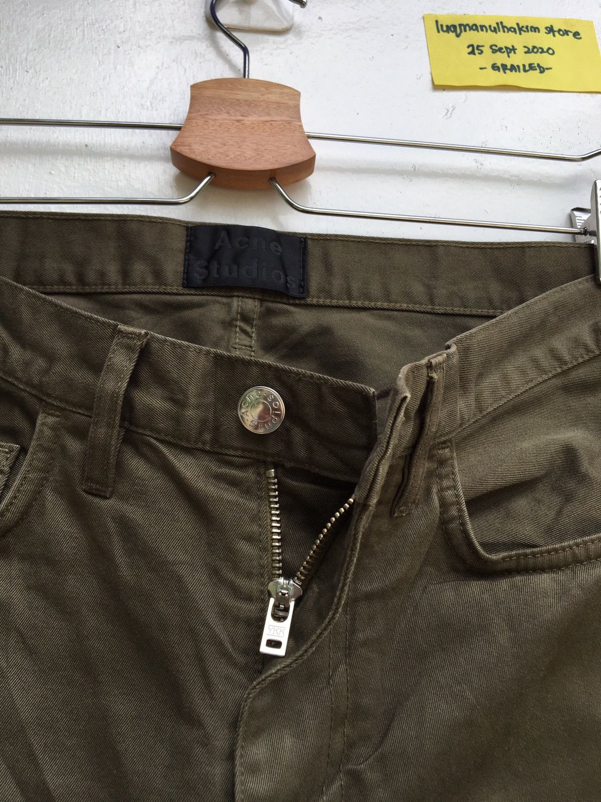 Acne Studios Acne Studios TOWN TW OLIVE Men’s pants Size 29 Size US 29 - 10 Thumbnail