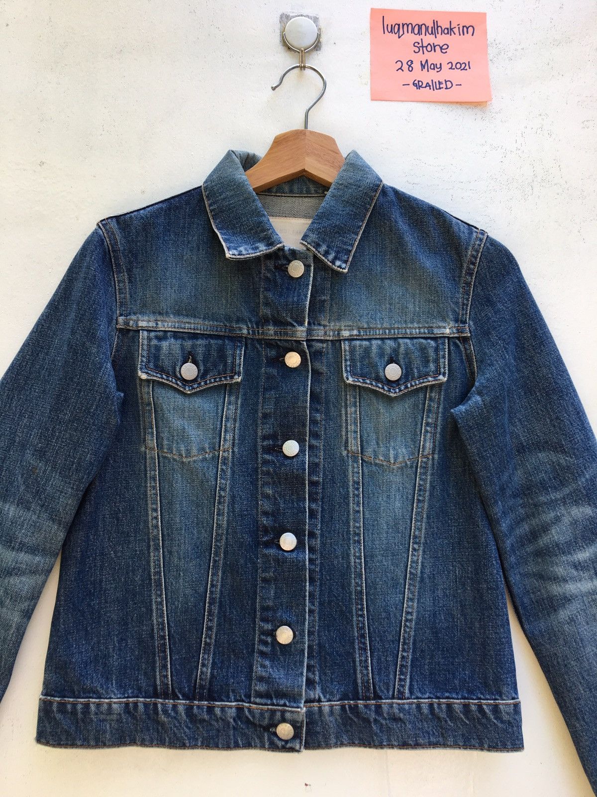 Helmut Lang Vintage Helmut Lang Dark Denim Jacket Size US S / EU 44-46 / 1 - 4 Thumbnail