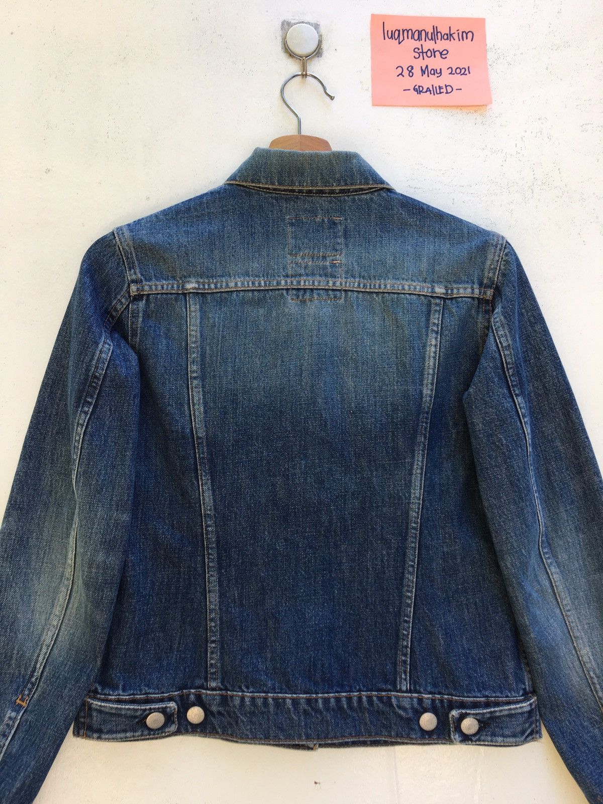 Helmut Lang Vintage Helmut Lang Dark Denim Jacket Size US S / EU 44-46 / 1 - 20 Thumbnail