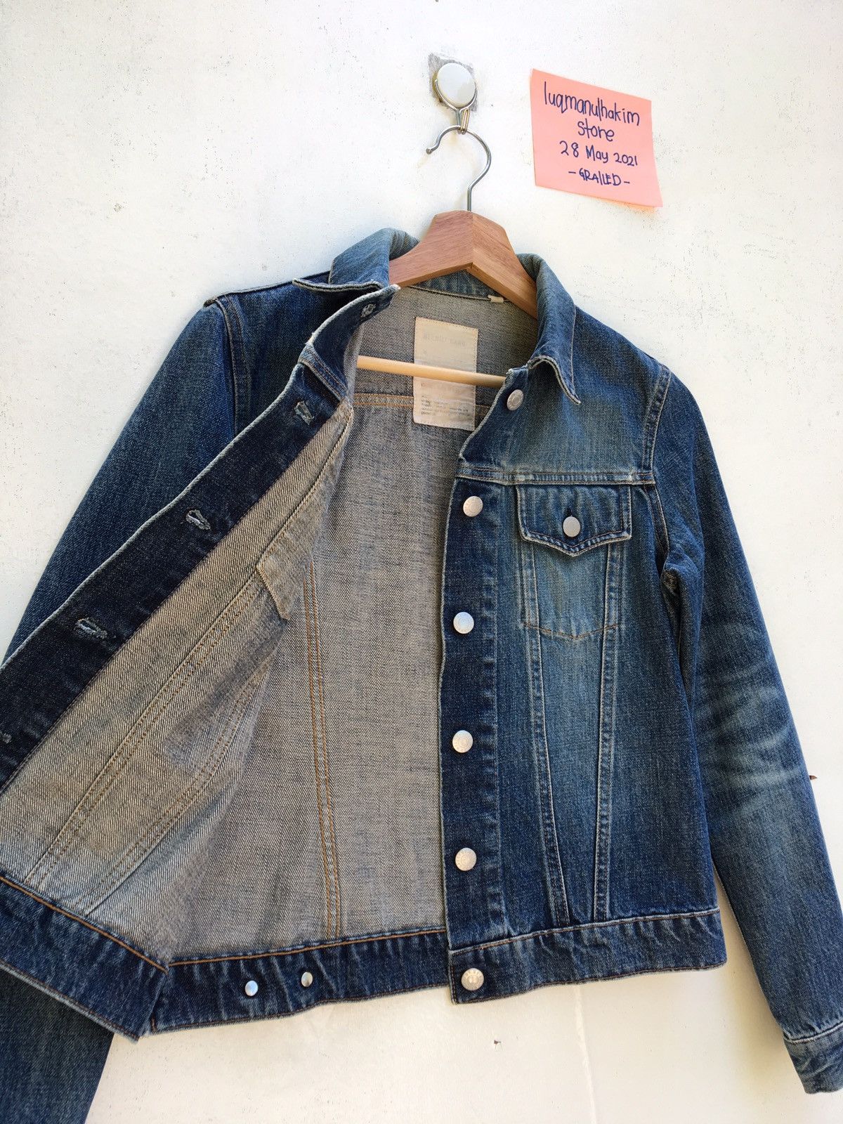 Helmut Lang Vintage Helmut Lang Dark Denim Jacket Size US S / EU 44-46 / 1 - 10 Thumbnail