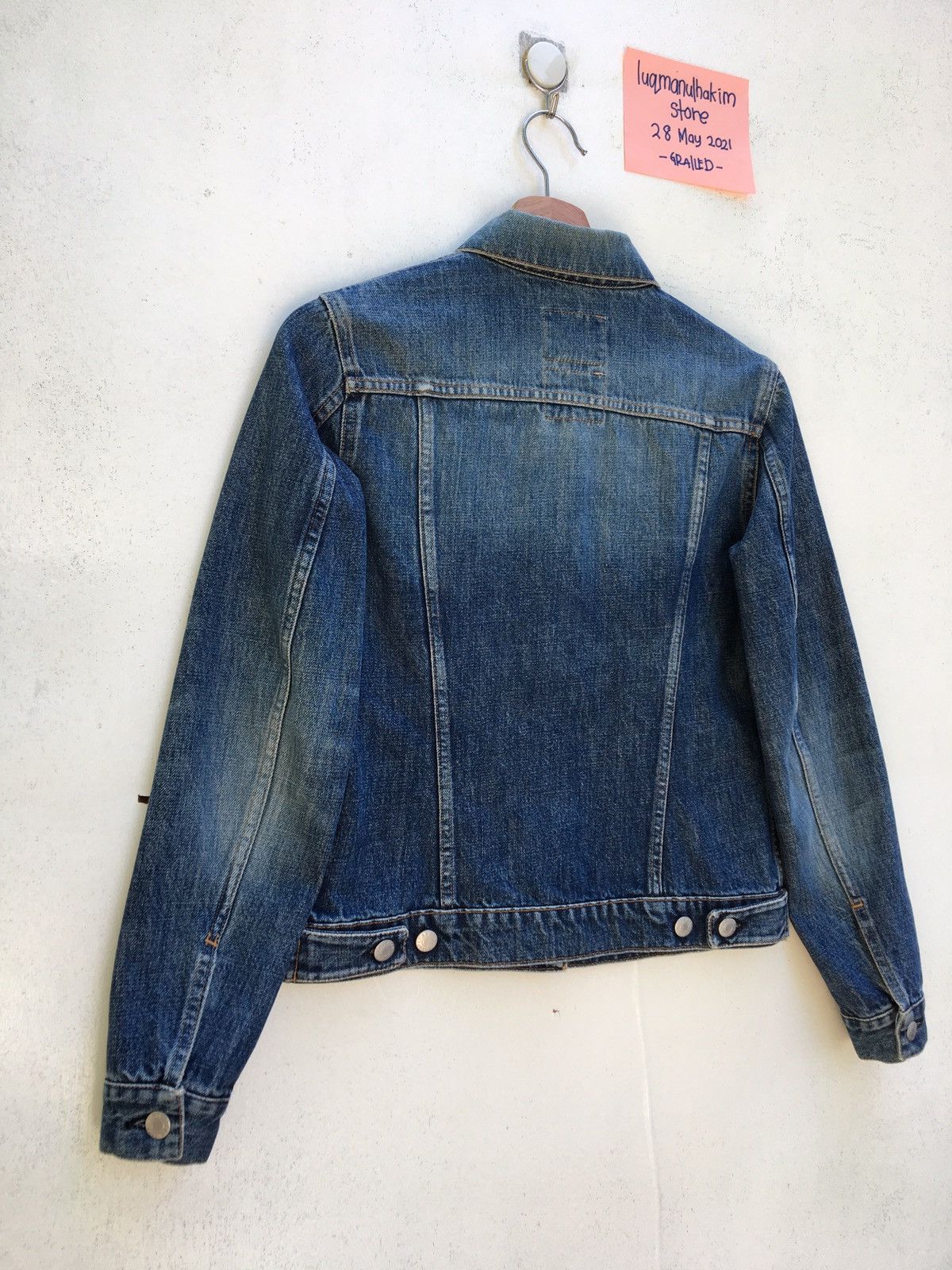Helmut Lang Vintage Helmut Lang Dark Denim Jacket Size US S / EU 44-46 / 1 - 18 Thumbnail