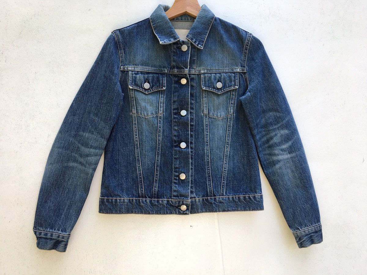 Helmut Lang Vintage Helmut Lang Dark Denim Jacket Size US S / EU 44-46 / 1 - 7 Thumbnail