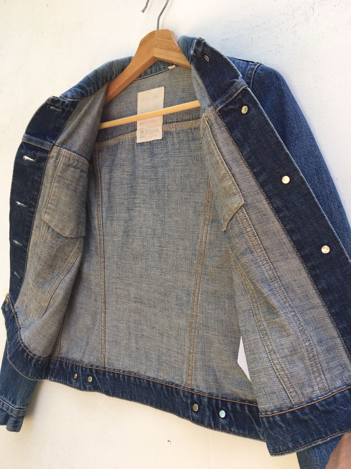 Helmut Lang Vintage Helmut Lang Dark Denim Jacket Size US S / EU 44-46 / 1 - 11 Thumbnail