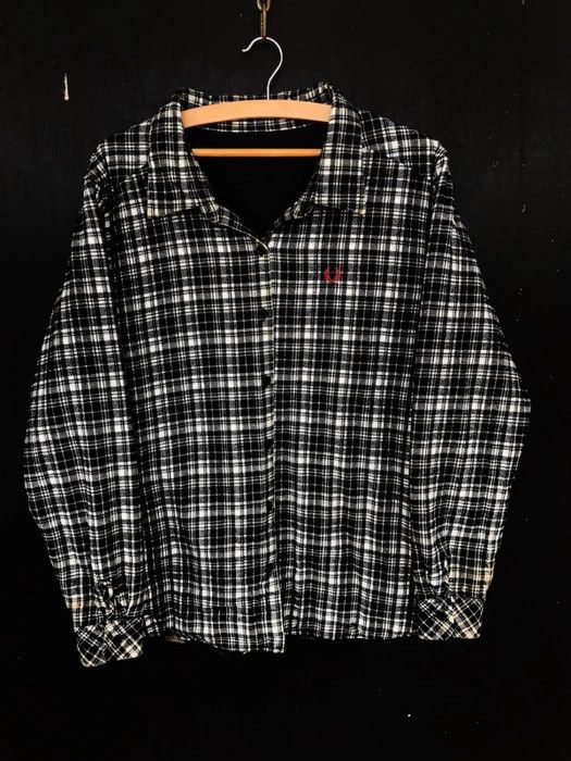 Fred Perry × Vintage Vintage Fredperry plaid Tartan Button Up Jacket Size US M / EU 48-50 / 2 - 1 Thumbnail