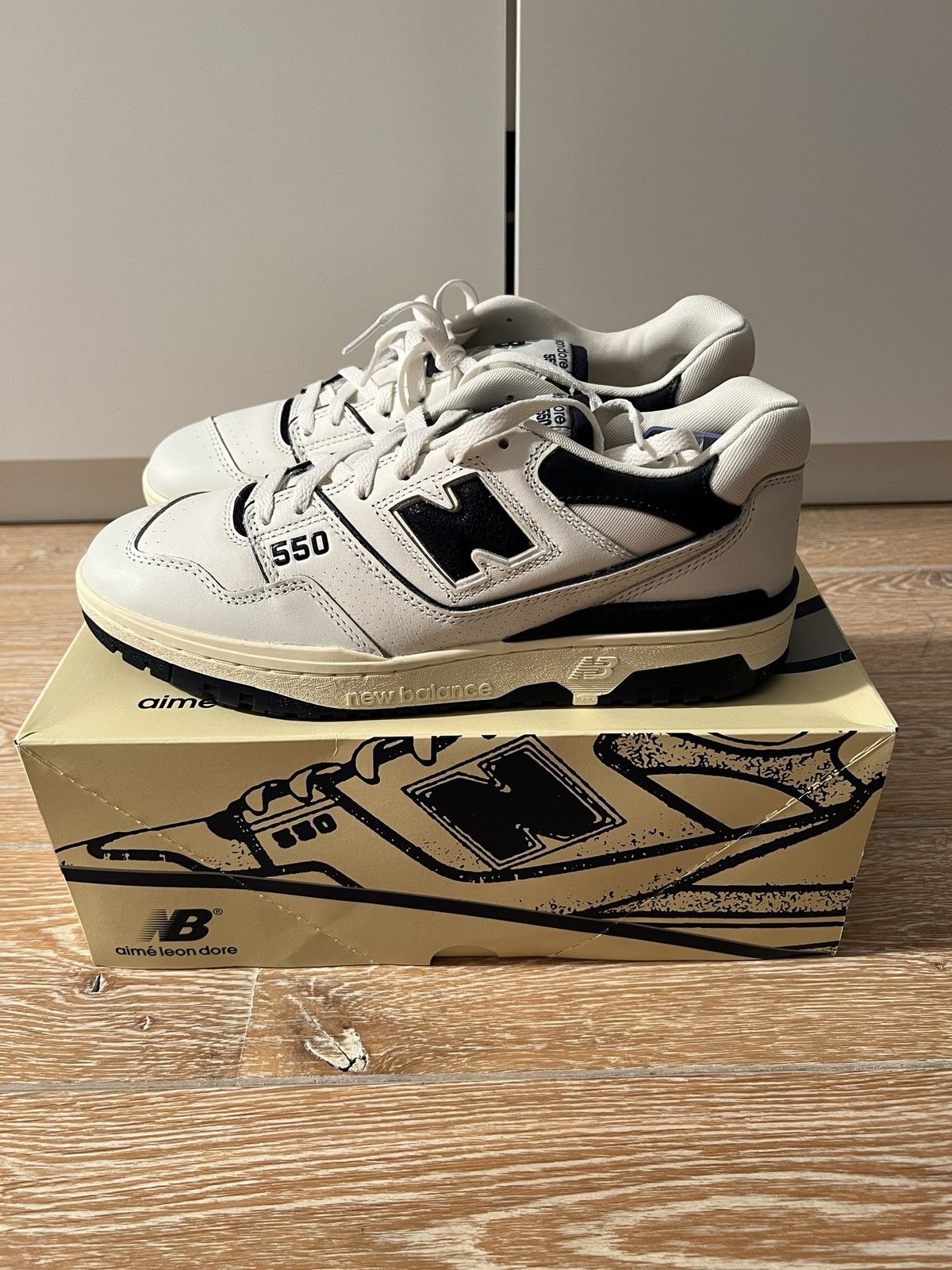 new balance aimé leon dore x t500 navy