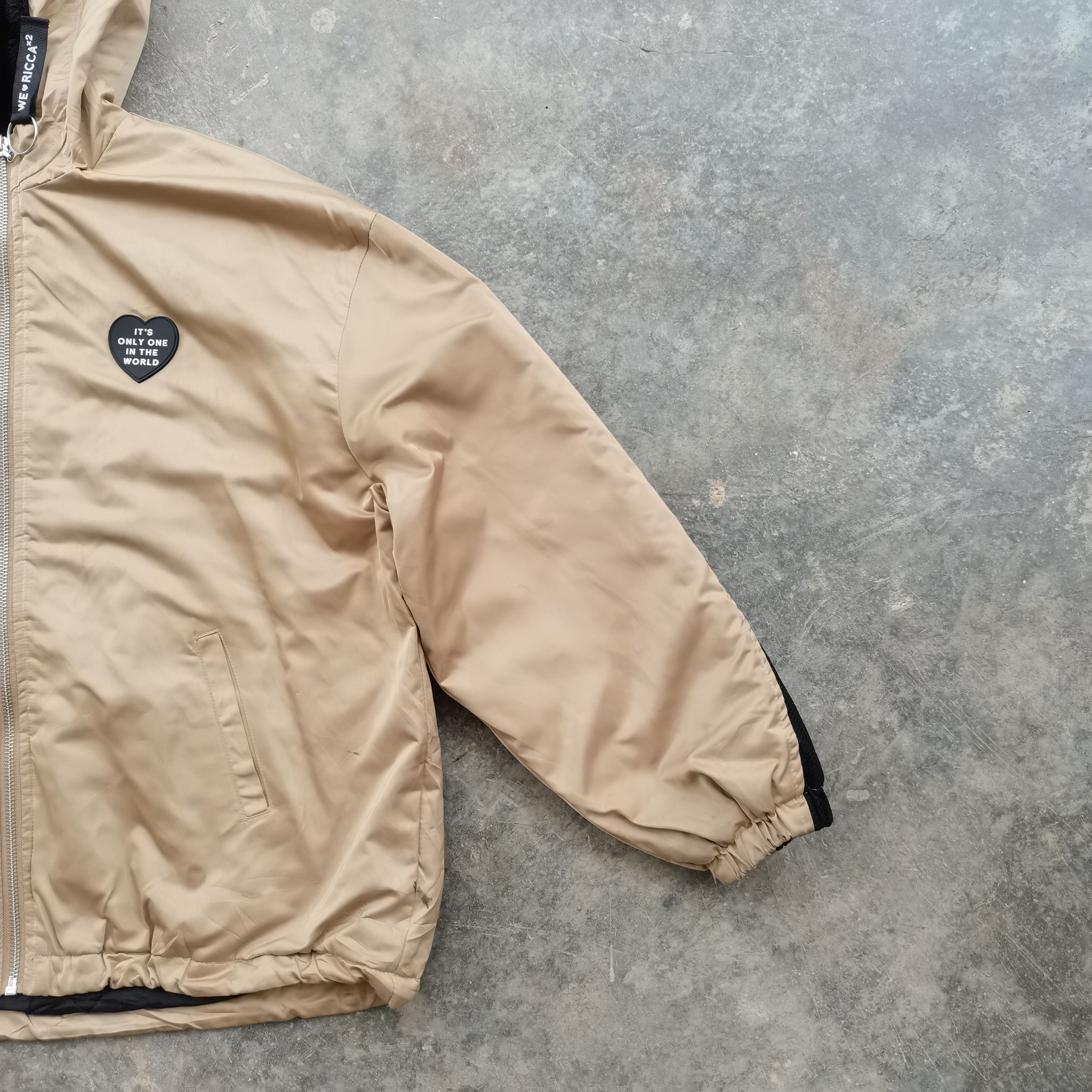 Japanese Brand × Vintage Japanese Brand Ricca Ricca Girl Bombers Style Hoodie Jacket Size M / US 6-8 / IT 42-44 - 3 Thumbnail