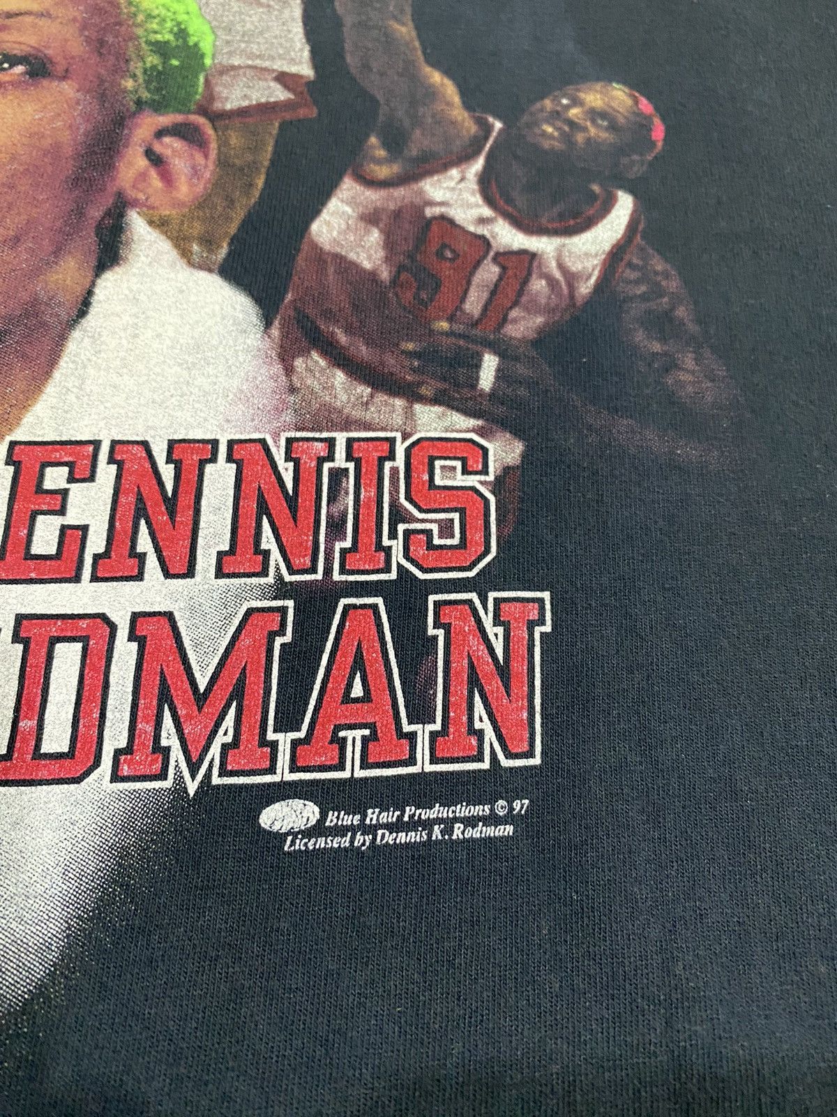 NBA Rare 90s Vintage Dennis rodman raptee nba shirt Size US M / EU 48-50 / 2 - 12 Thumbnail