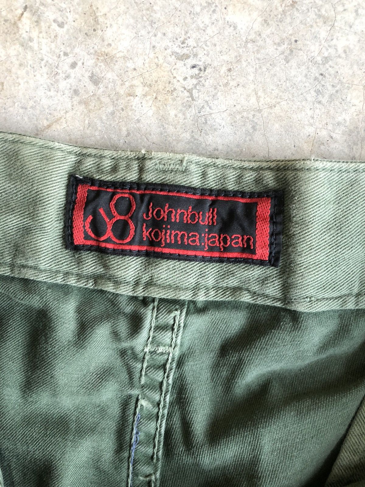 Japanese Brand JohnBull Kojima Cargo Pants Tactical Double Knee Faded Size US 33 - 10 Thumbnail