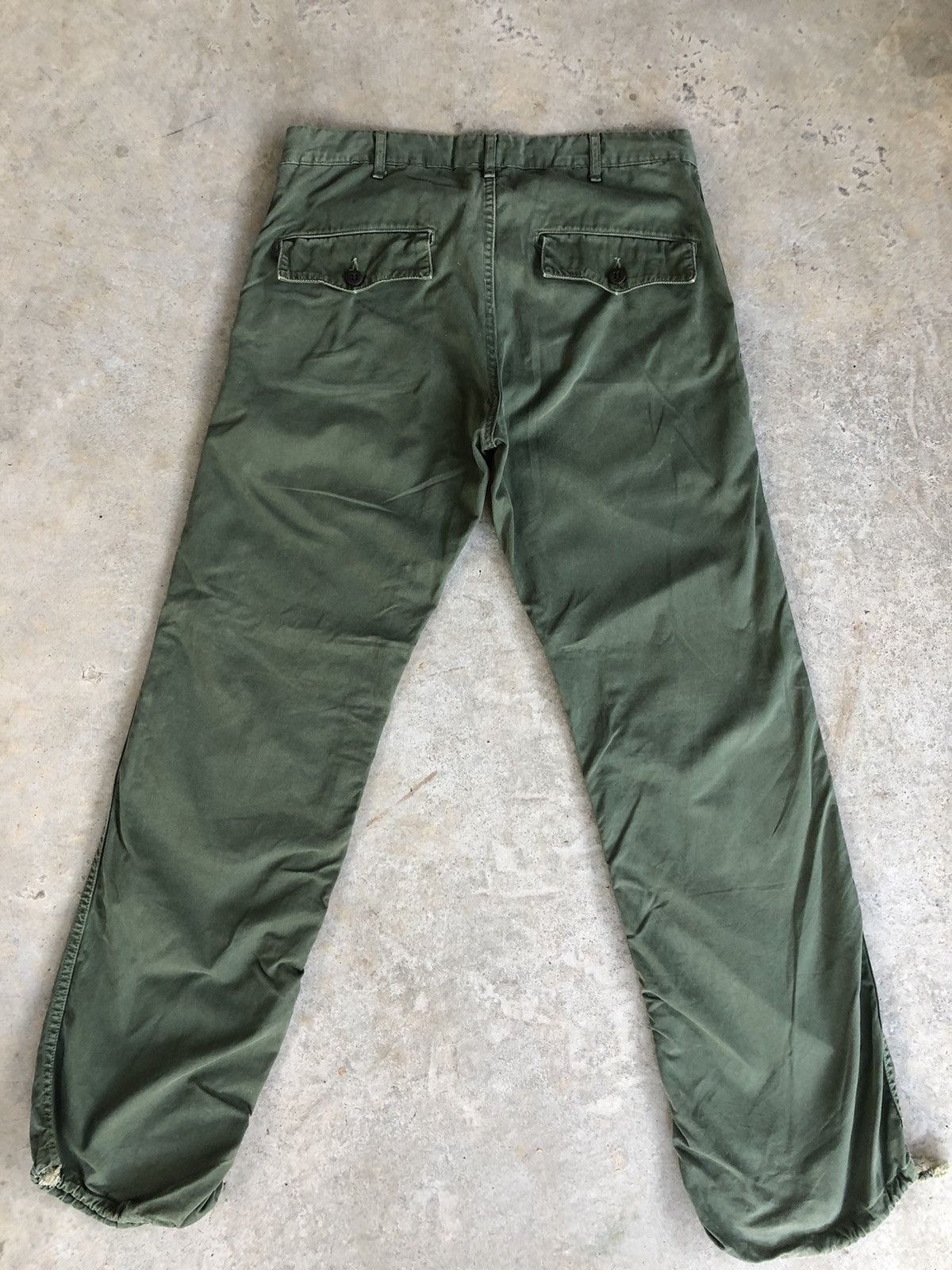 Japanese Brand JohnBull Kojima Cargo Pants Tactical Double Knee Faded Size US 33 - 2 Thumbnail