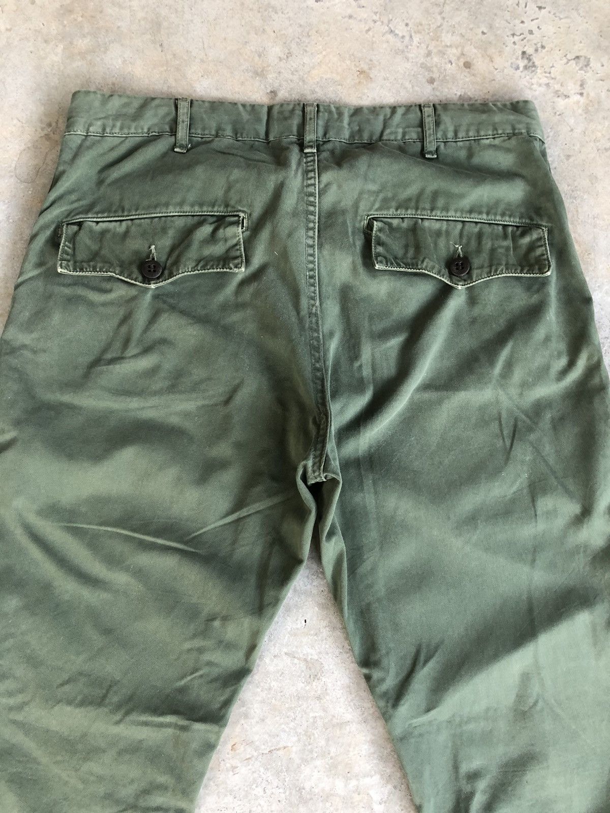 Japanese Brand JohnBull Kojima Cargo Pants Tactical Double Knee Faded Size US 33 - 7 Thumbnail