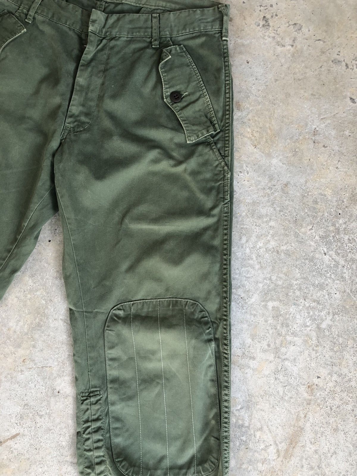 Japanese Brand JohnBull Kojima Cargo Pants Tactical Double Knee Faded Size US 33 - 4 Thumbnail