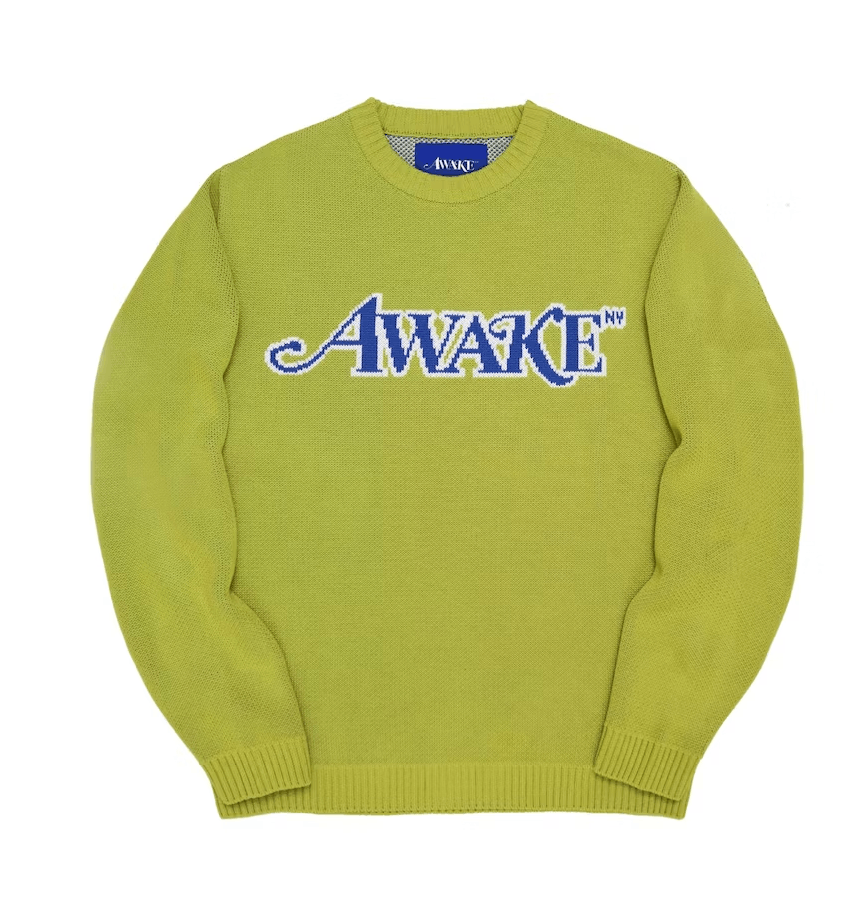 Awake AWAKE NY Classic Logo Intarsia Sweater Size-XL | Grailed