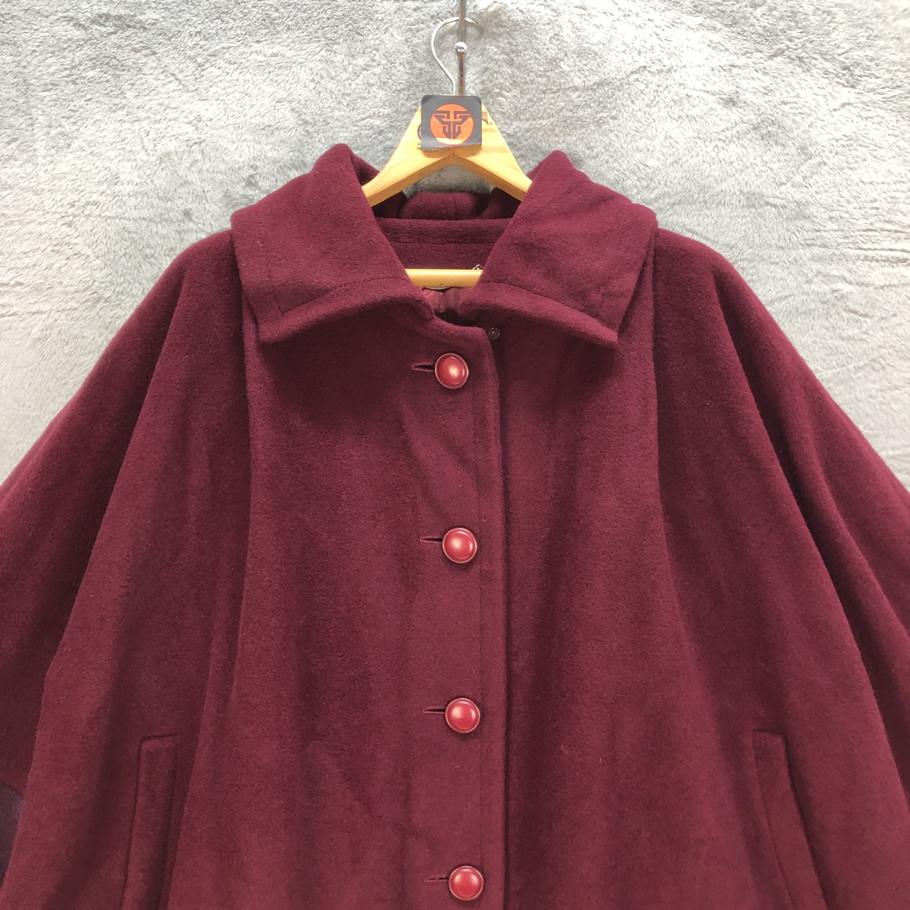 Vintage ANNA e CRISTINA COSTI MOHAIR WOOL LONG COAT #6869-96 Size S / US 4 / IT 40 - 2 Thumbnail