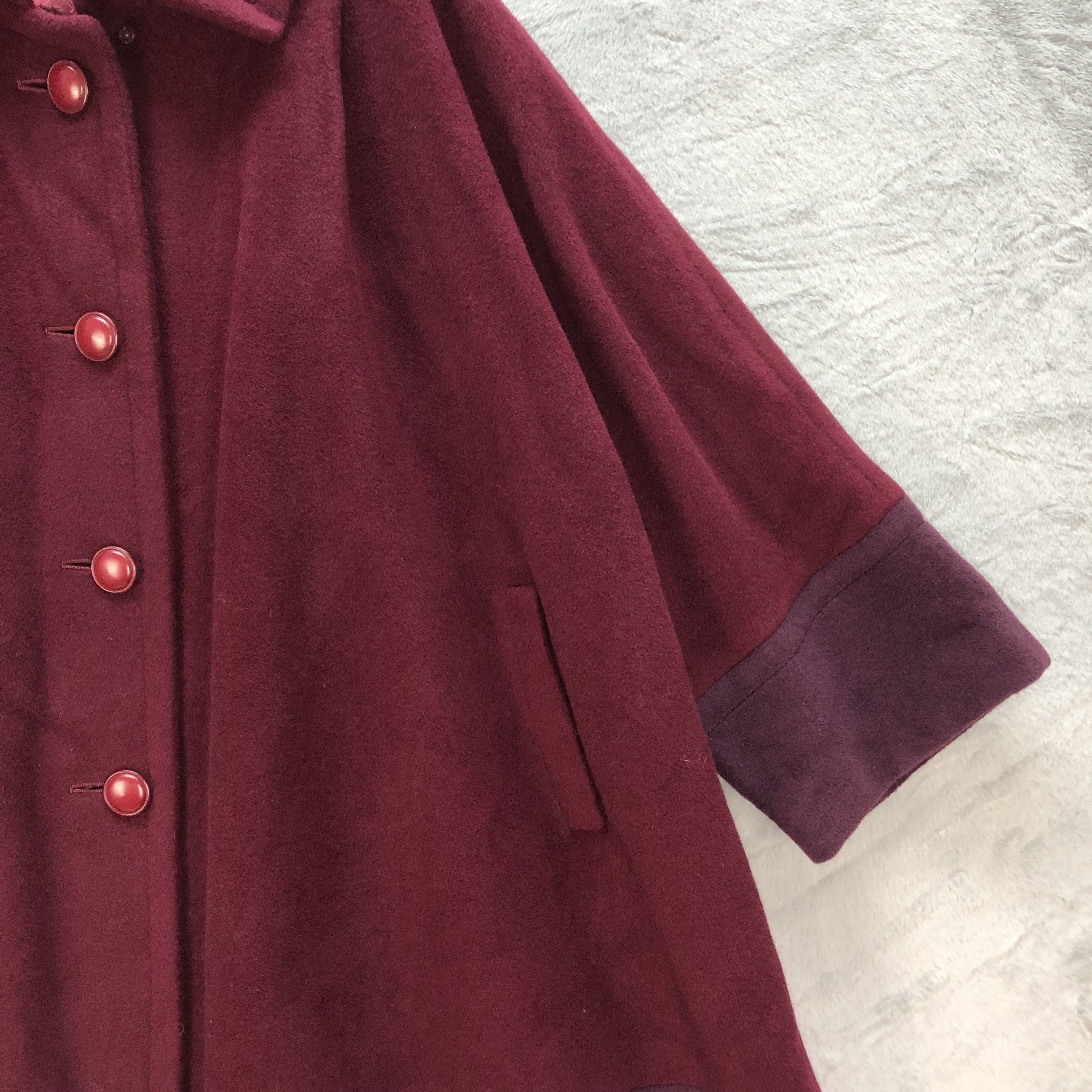 Vintage ANNA e CRISTINA COSTI MOHAIR WOOL LONG COAT #6869-96 Size S / US 4 / IT 40 - 5 Thumbnail