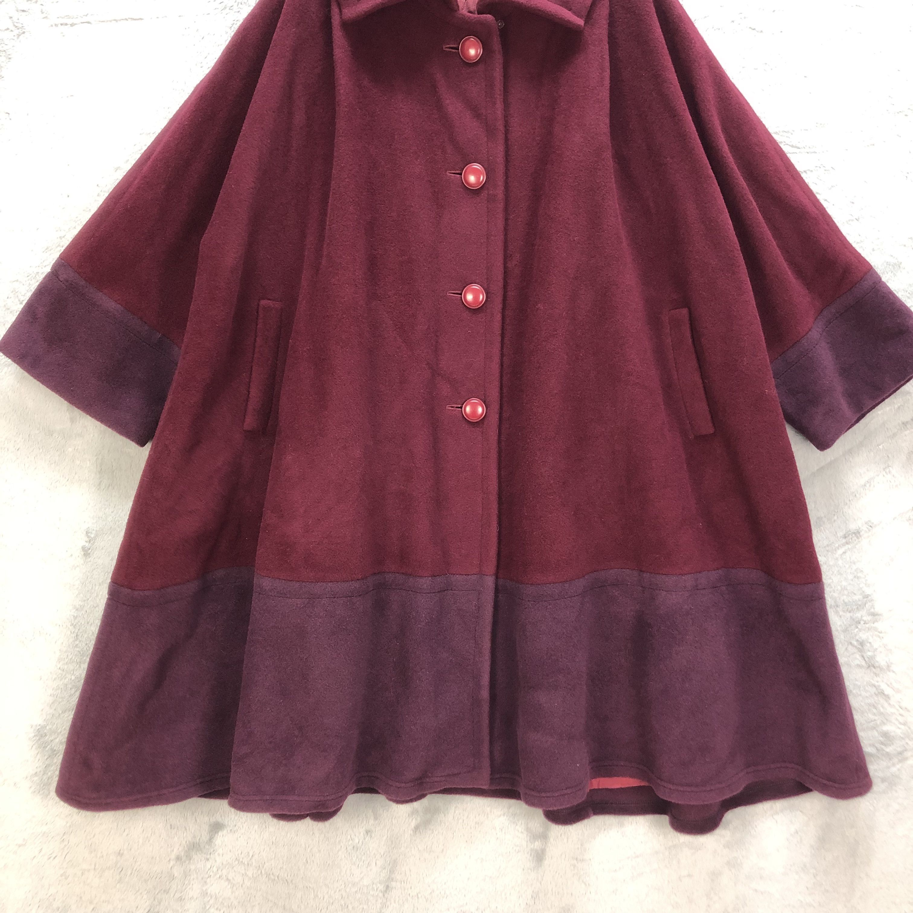 Vintage ANNA e CRISTINA COSTI MOHAIR WOOL LONG COAT #6869-96 Size S / US 4 / IT 40 - 3 Thumbnail