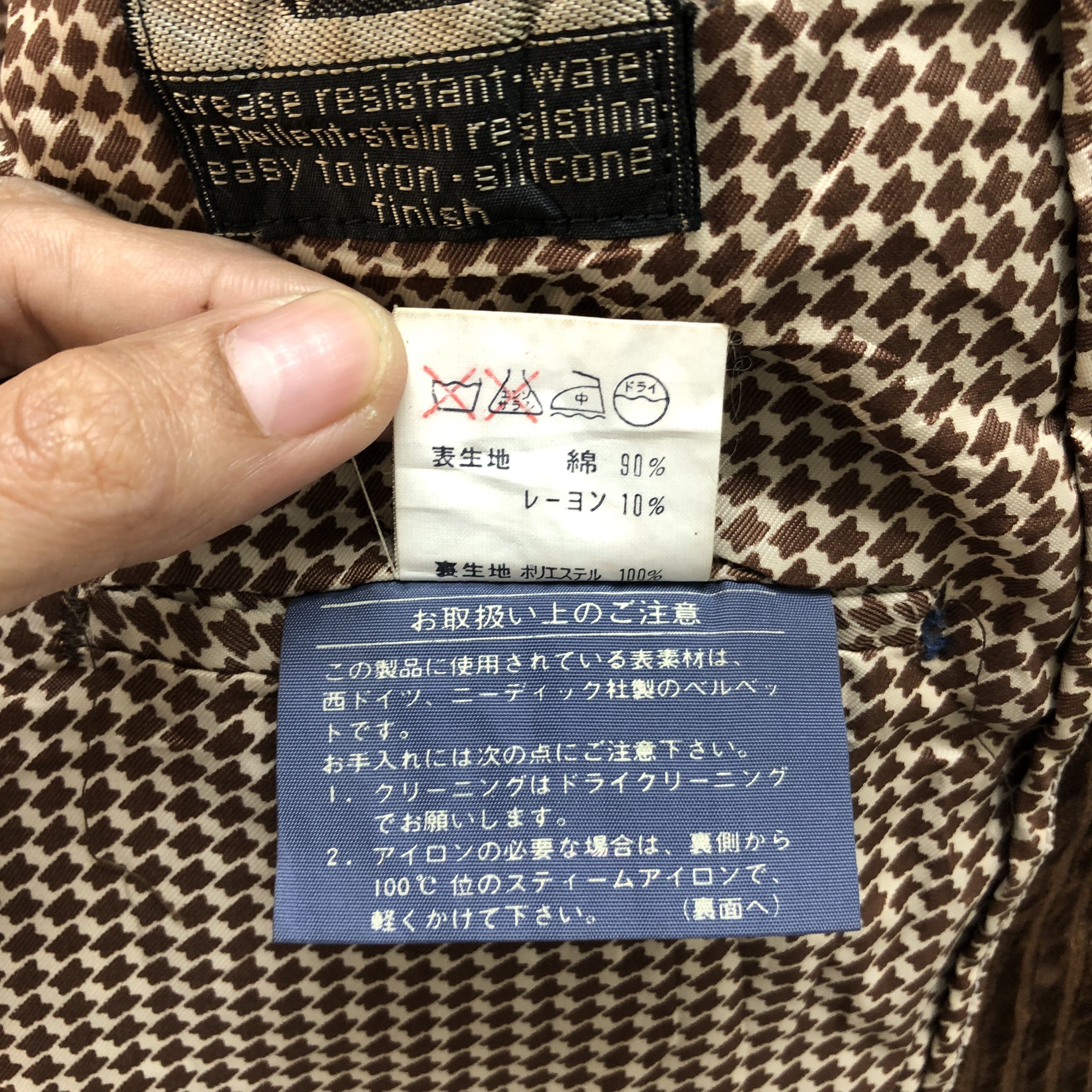 Japanese Brand NIEDICK BRILIANT VELVET STRIPES CASUAL JACKET #6877-99 Size 38R - 10 Thumbnail
