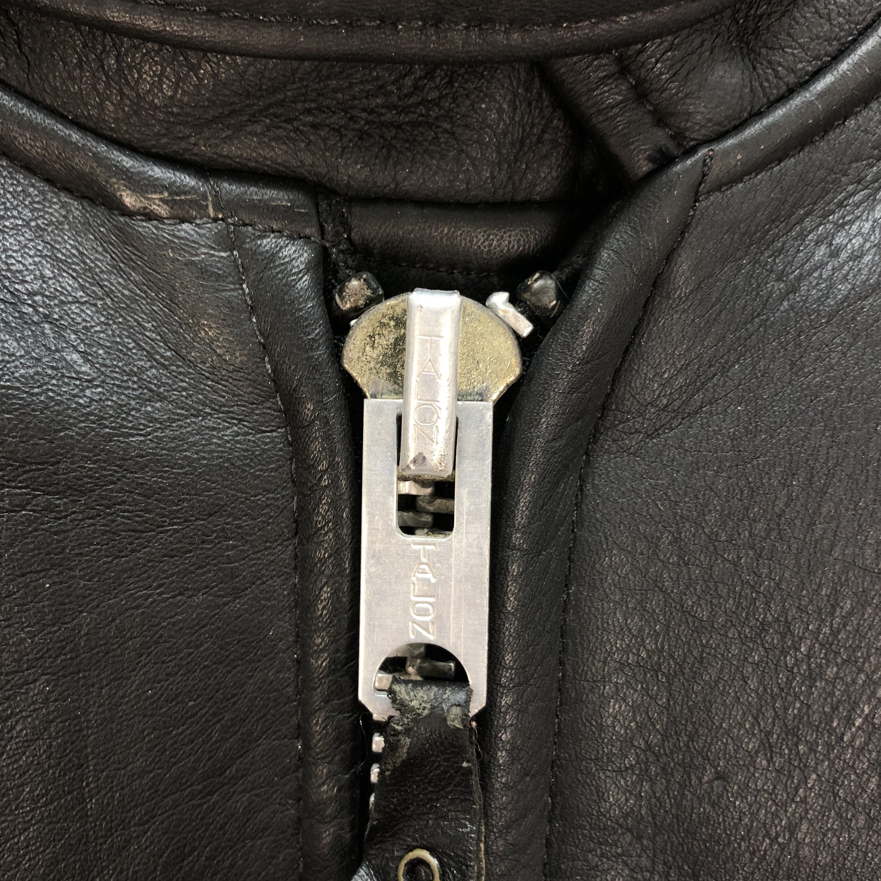 Branded Leather BRANDED GARMENTS INC LEATHER BIKER JACKET #6838-93 Size US S / EU 44-46 / 1 - 6 Thumbnail