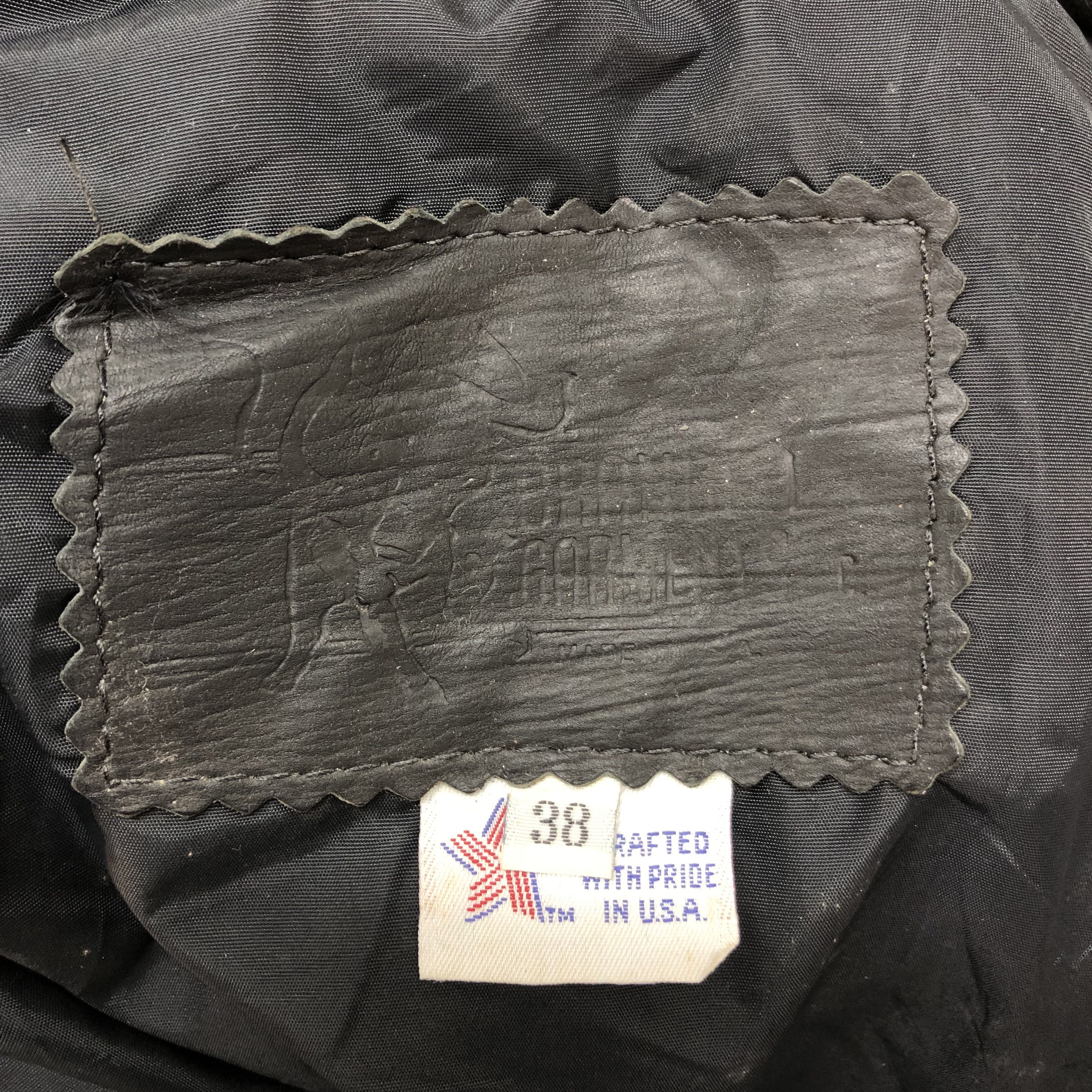 Branded Leather BRANDED GARMENTS INC LEATHER BIKER JACKET #6838-93 Size US S / EU 44-46 / 1 - 9 Thumbnail