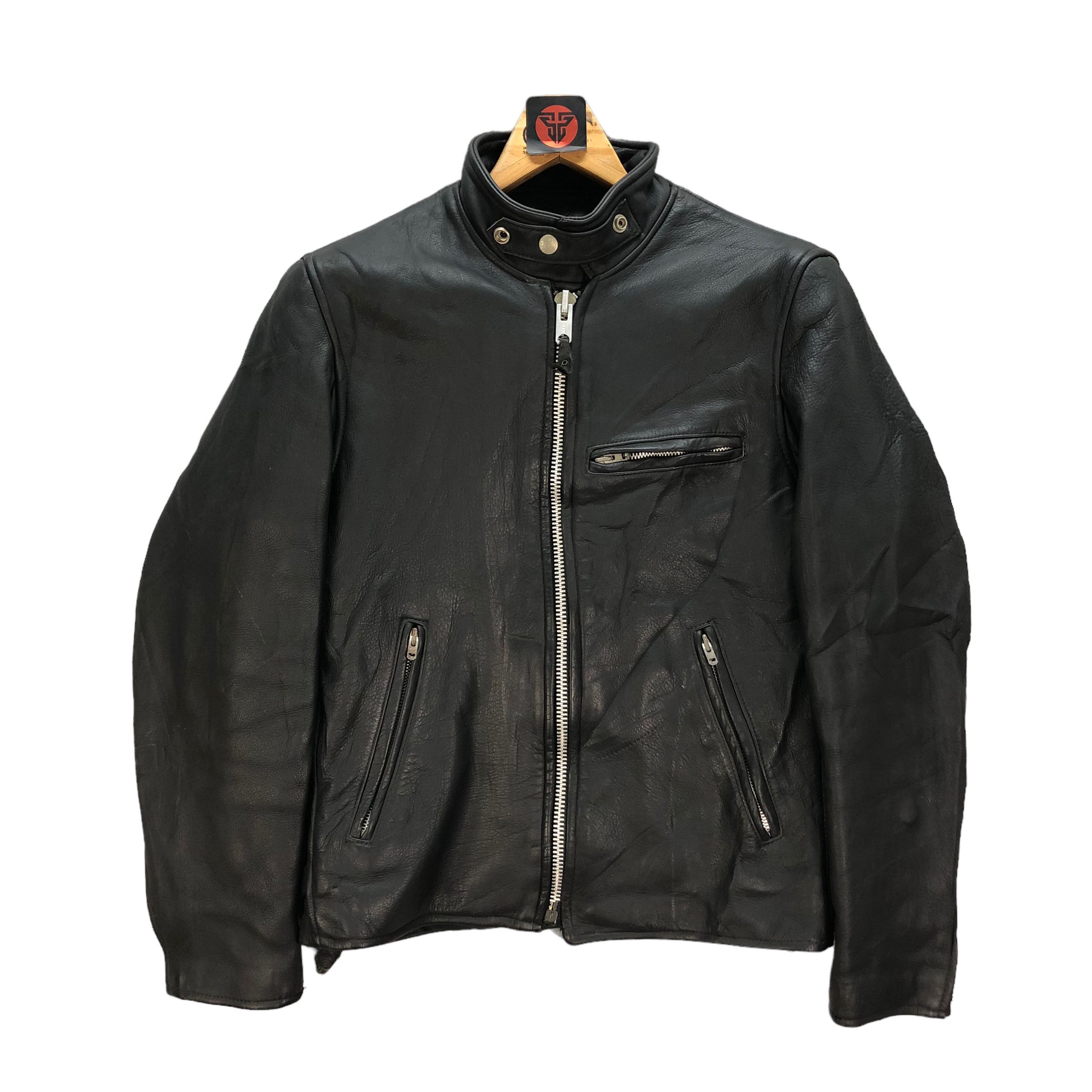 Branded Leather × Vintage ORCHARD BRANDED GARMENT INC LEATHER CAFE