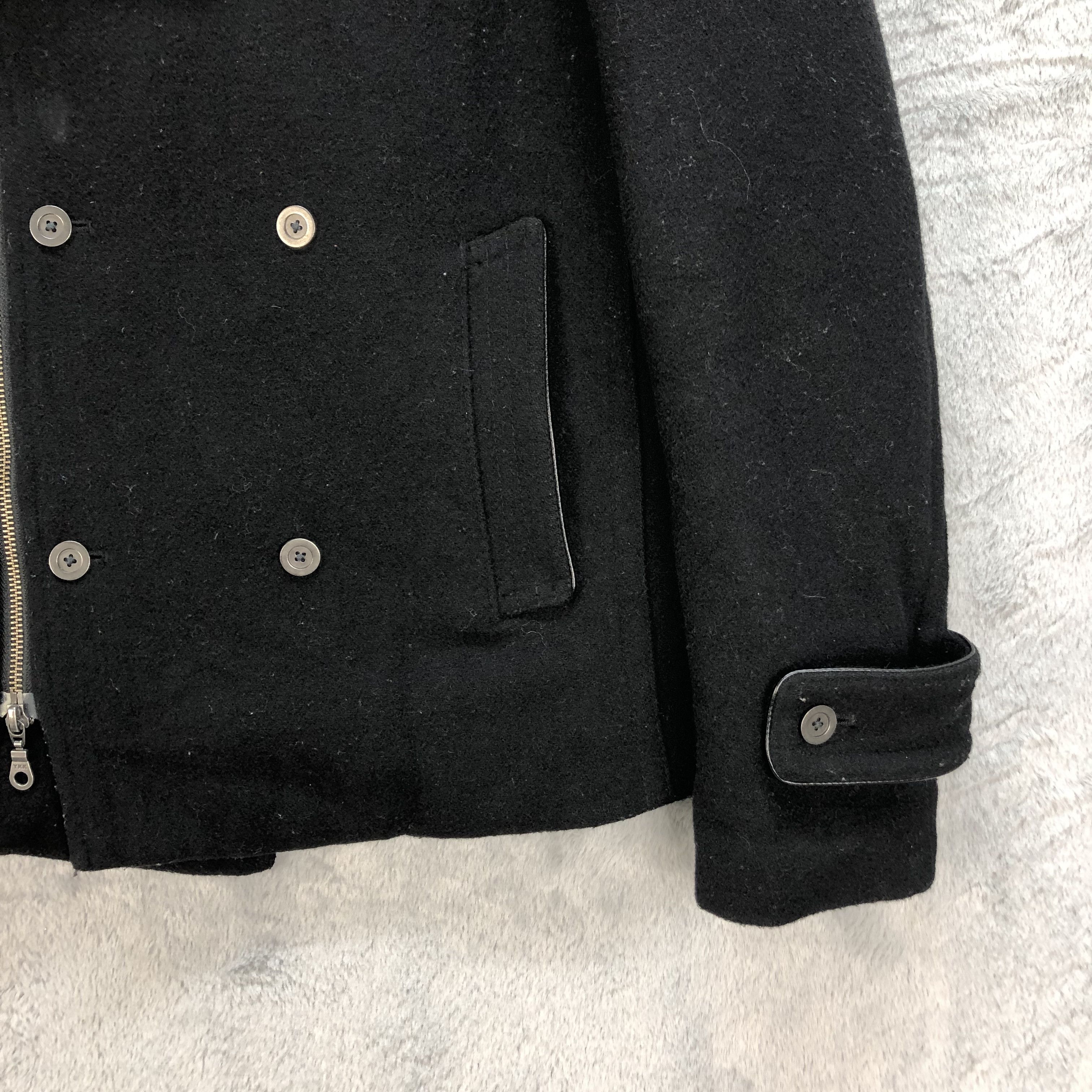 Schlussel SCHLUSSEL WOOL DOUBLE COLLAR JACKET #6890-100 Size US M / EU 48-50 / 2 - 5 Thumbnail
